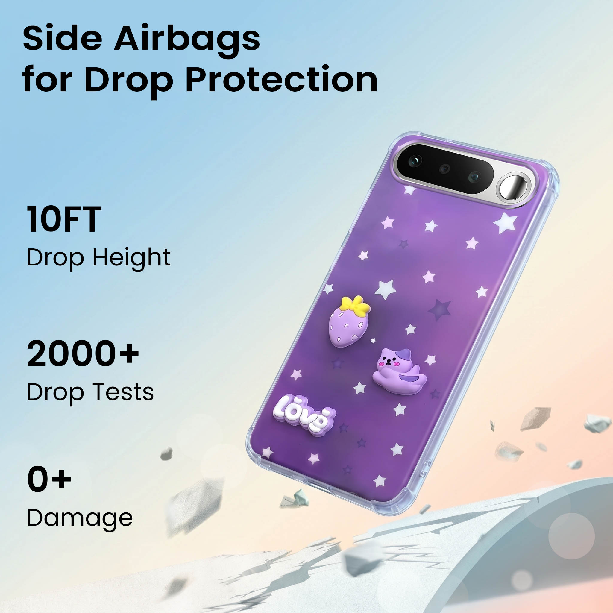 For Realme 16 Back Cover Case (3D Cute Cartoons | Hard Back Side Soft | Matte Premium Finish | HD Printing)