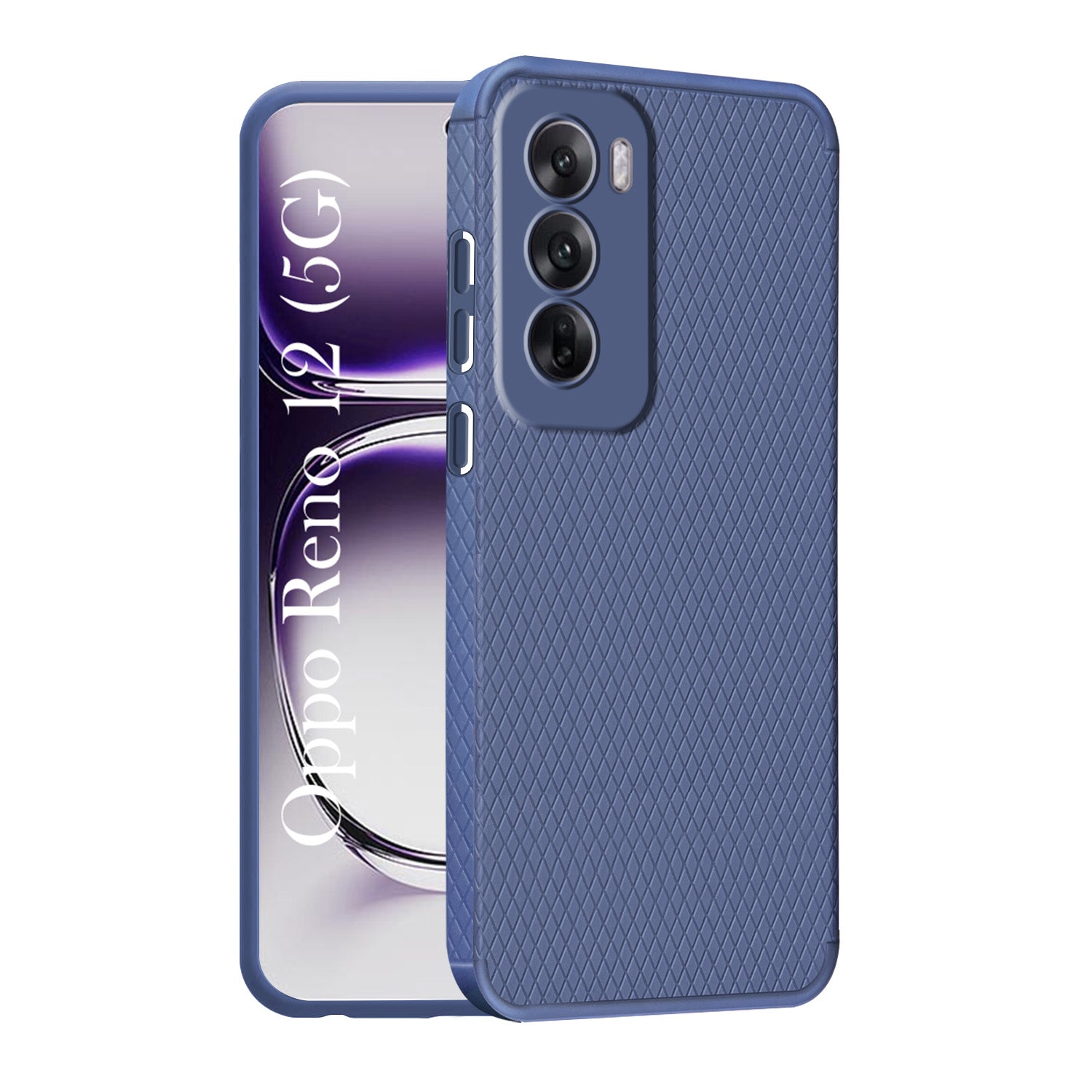 For Oppo Reno12 5G | Oppo Reno 12 5G Back Cover Case  (Liquid Silicone | Side Grip | Camera Protection)