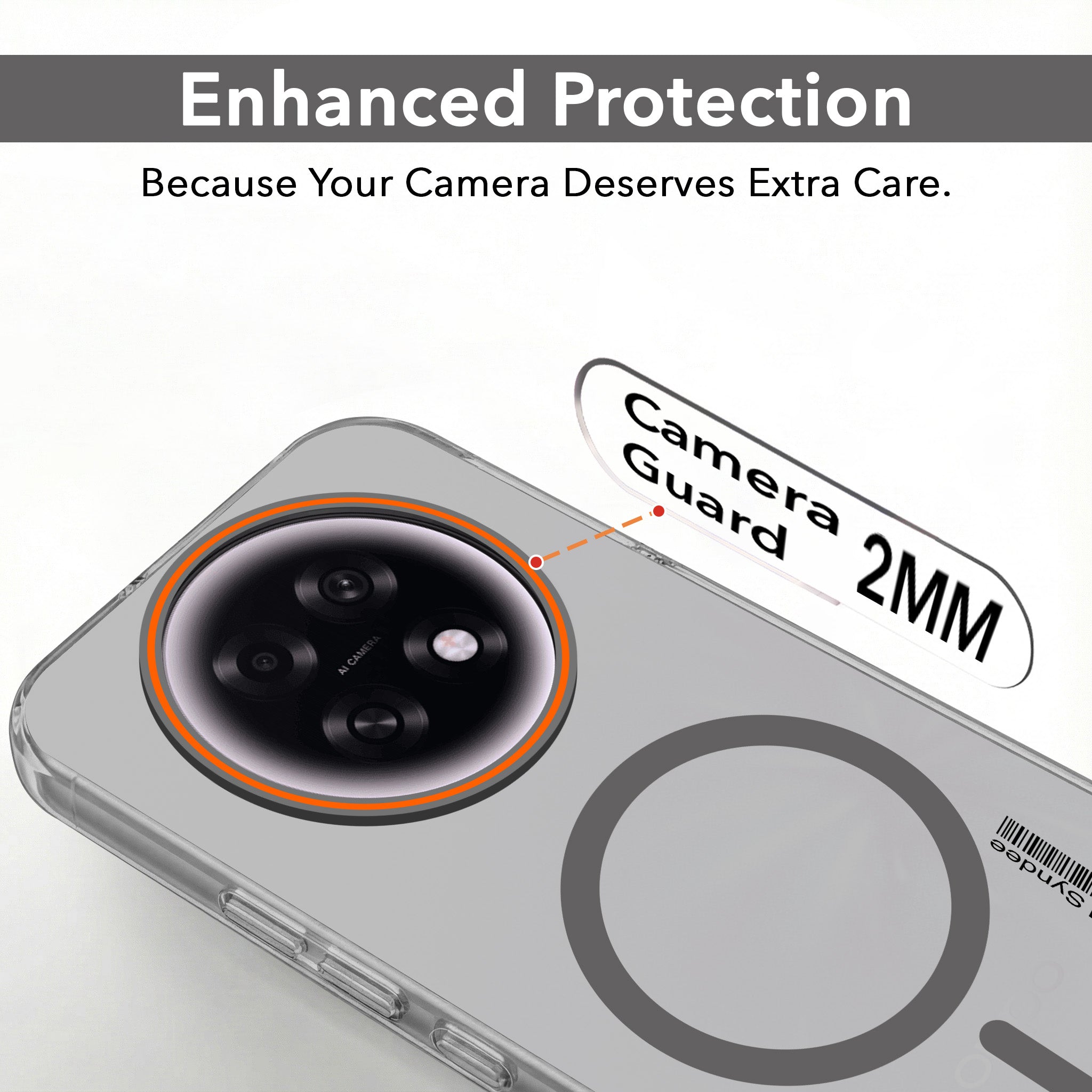 For Oppo F31 Pro Plus Back Cover Case (Soft Touch | Camera Bump Protection | MagSafe Compatible | Matte Finish)