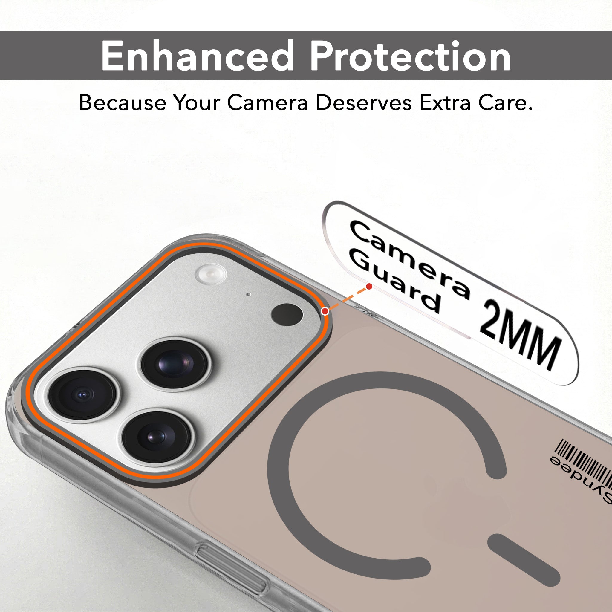 For Apple iPhone 17 Pro Max Back Cover Case (Soft Touch | Camera Bump Protection | MagSafe Compatible | Matte Finish)