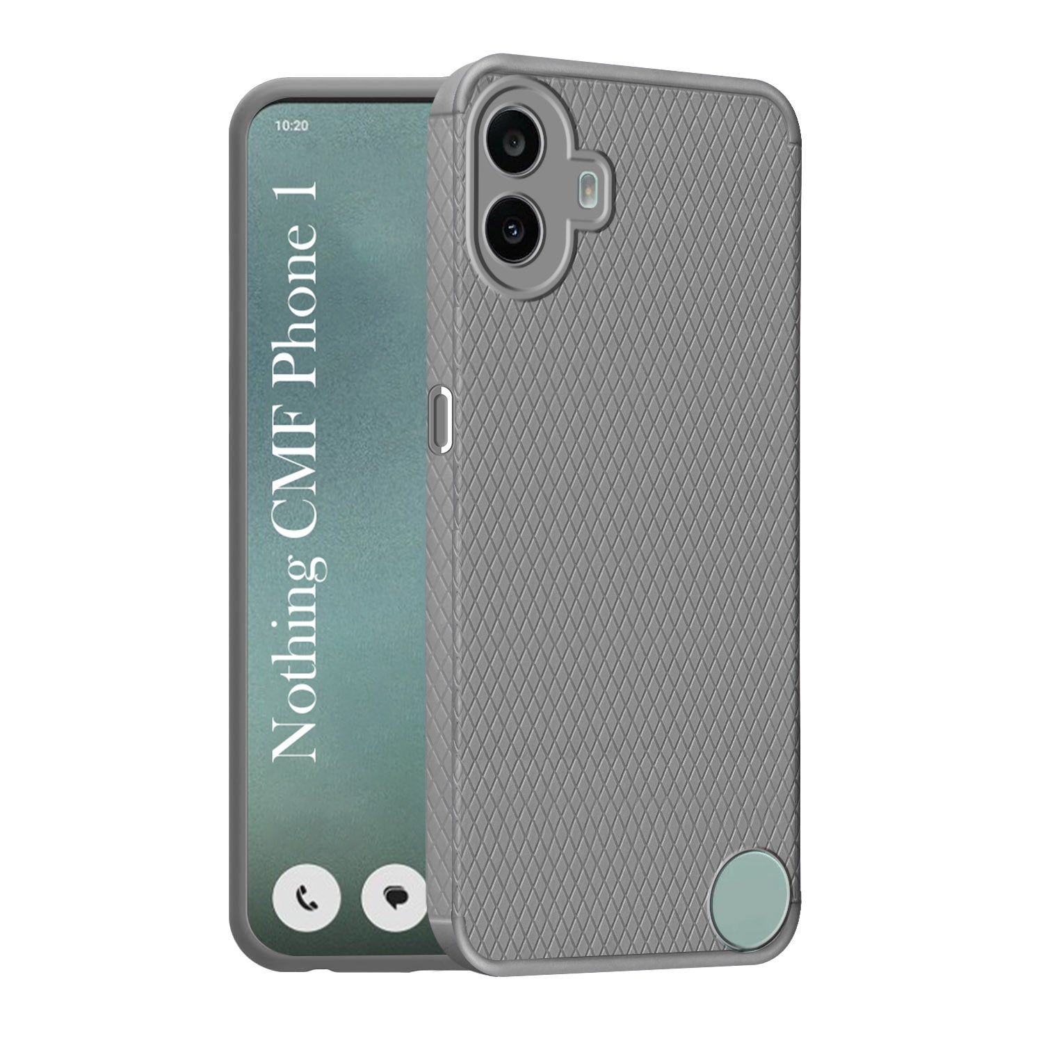For Nothing CMF Phone 1 Back Cover Case (Liquid Silicone | Side Grip | Camera Protection)