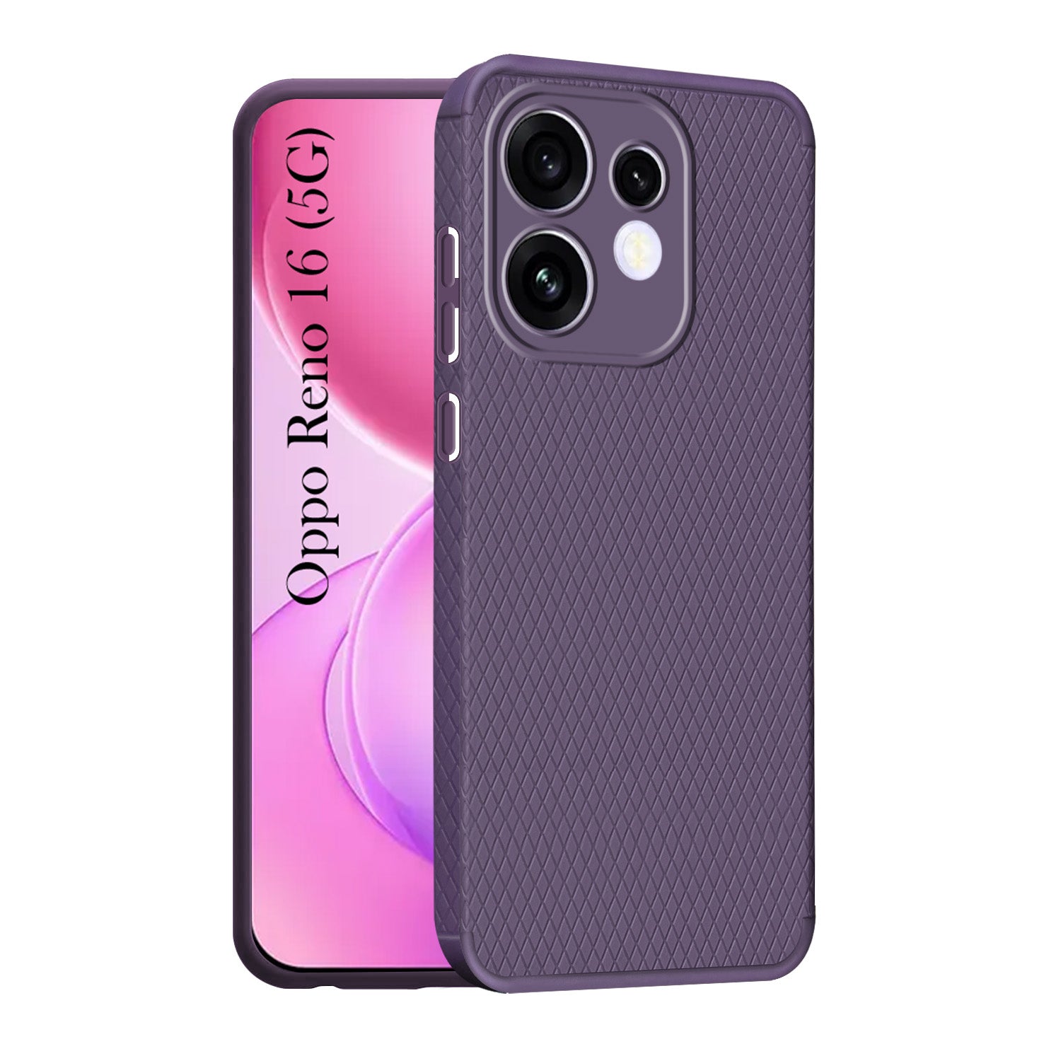 For Oppo Reno 16 Back Cover Case Liquid Silicone (Camera Protection | Side Grip Texture | Soft and Flexible)