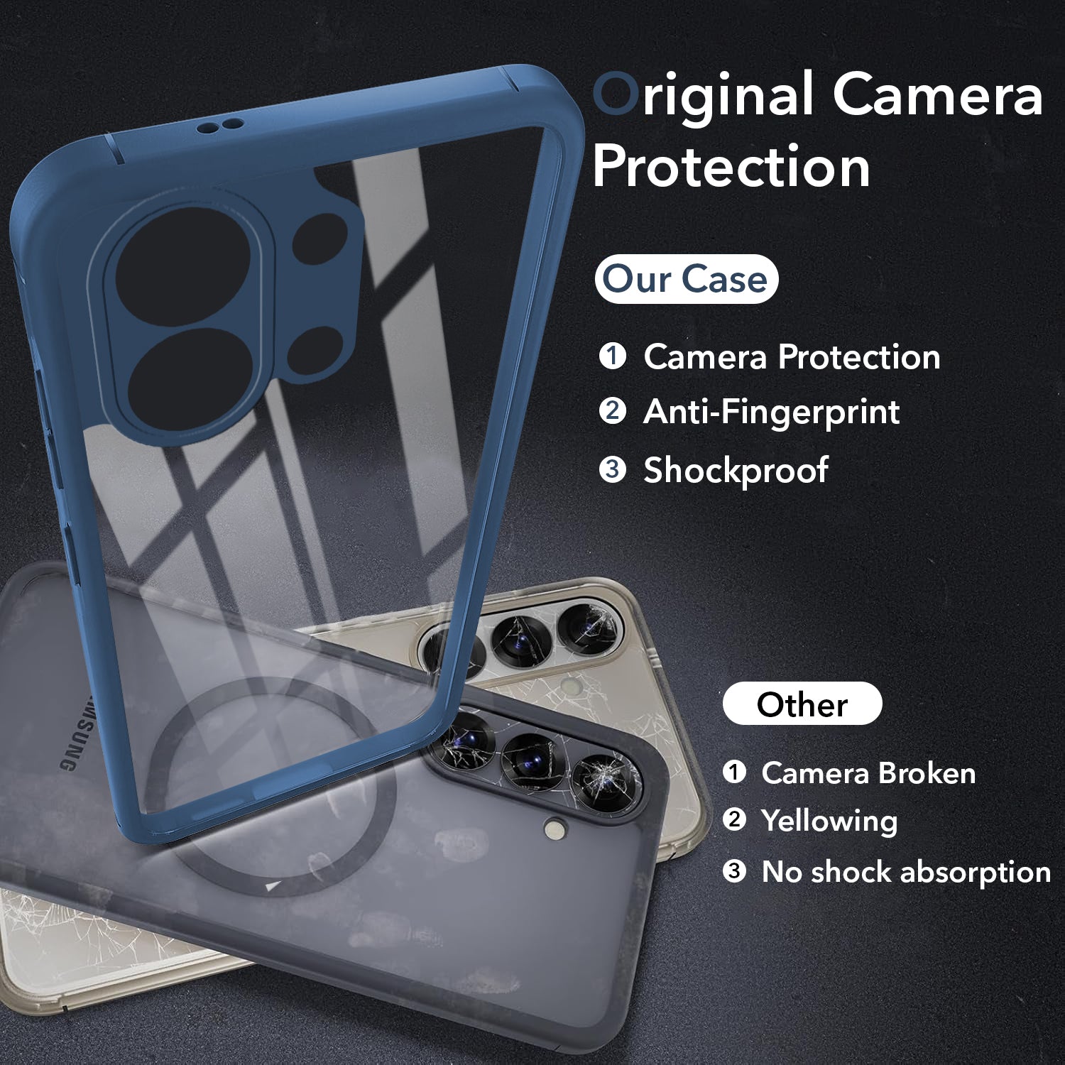 For Oppo K13 Turbo | Oppo K13 Turbo Pro Back Cover Case (Lifetime Anti Yellow | Anti Scratch | Crystal Clear Shockproof)