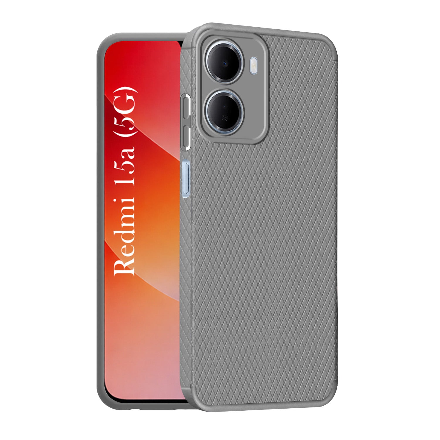 For Redmi 15A 5G Back Cover Case Liquid Silicone (Camera Protection | Side Grip Texture | Soft and Flexible)