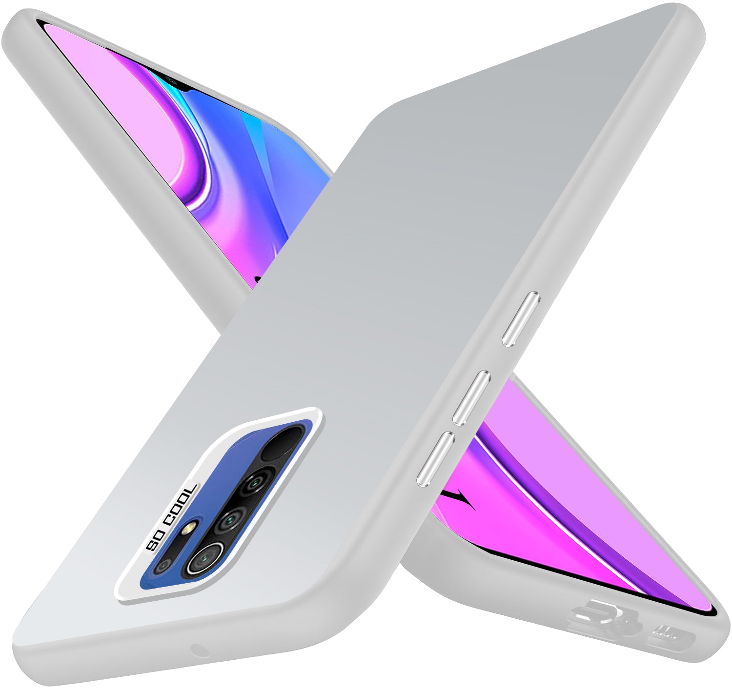 For Poco M2 Hard Back Cover Case (Velvet Touch | Professional Glossy Finish | Camera Protection Bump)