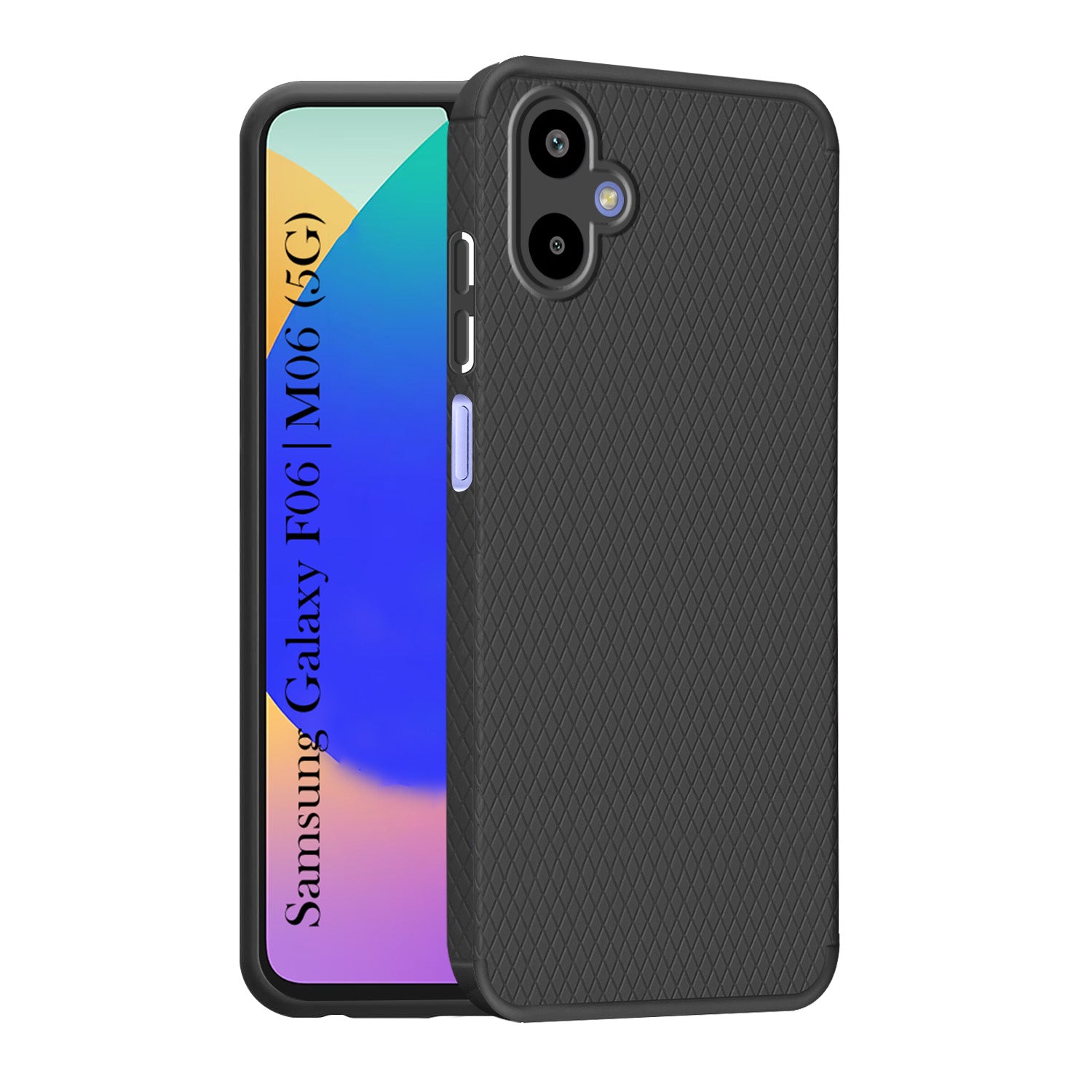 For Samsung Galaxy F06 | Samsung Galaxy M06 Back Cover Case (Liquid Silicone | Side Grip | Camera Protection)