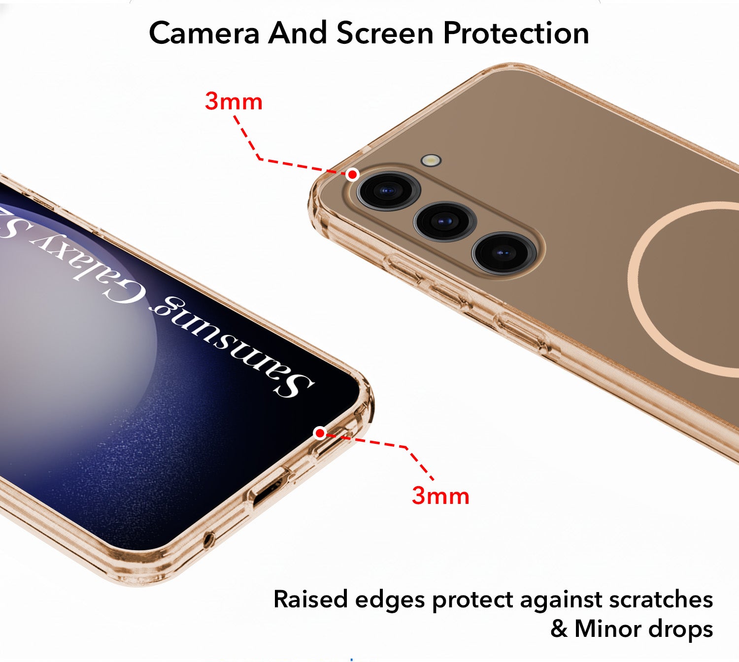 For Samsung Galaxy S23 Plus Back Cover Case Silicone (Slim Paper Thin | Camera Protection Bump | Minimalist Professional | Soft Flexible)