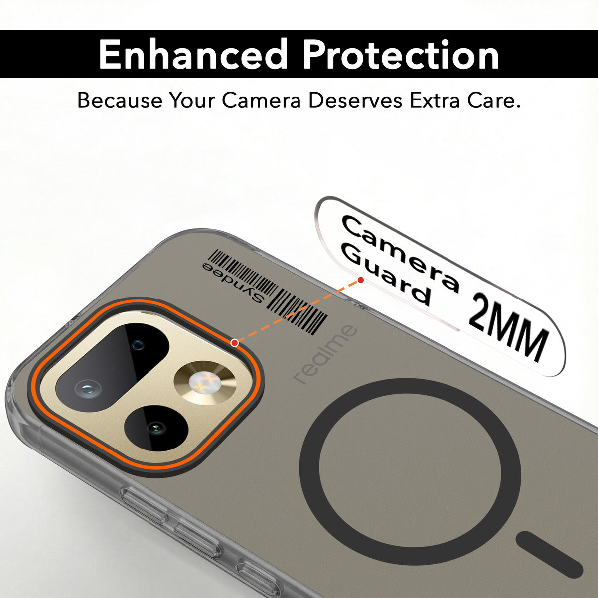 For Realme 16 Pro Back Cover Case (Soft Touch | Camera Bump Protection | MagSafe Compatible | Matte Finish)