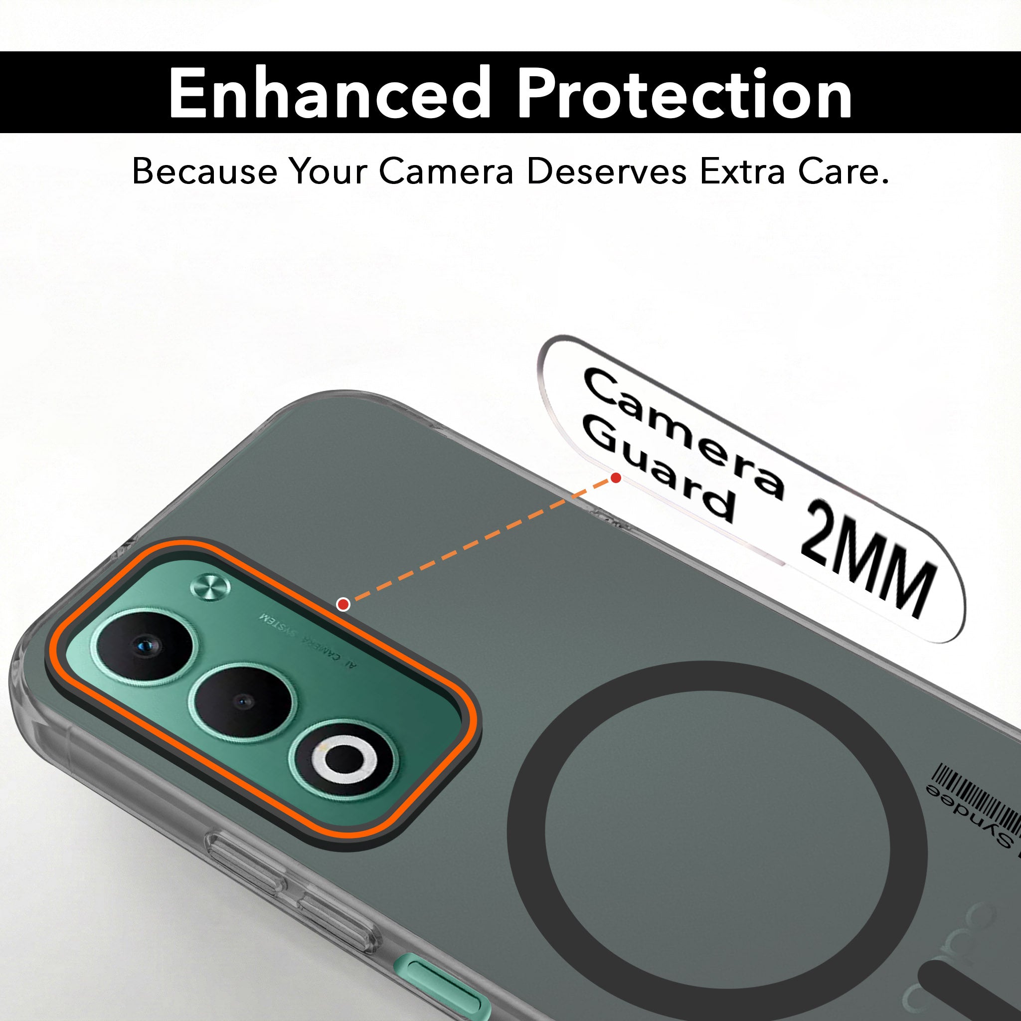 For Oppo A5 5G Back Cover Case (Soft Touch | Camera Bump Protection | MagSafe Compatible | Matte Finish)