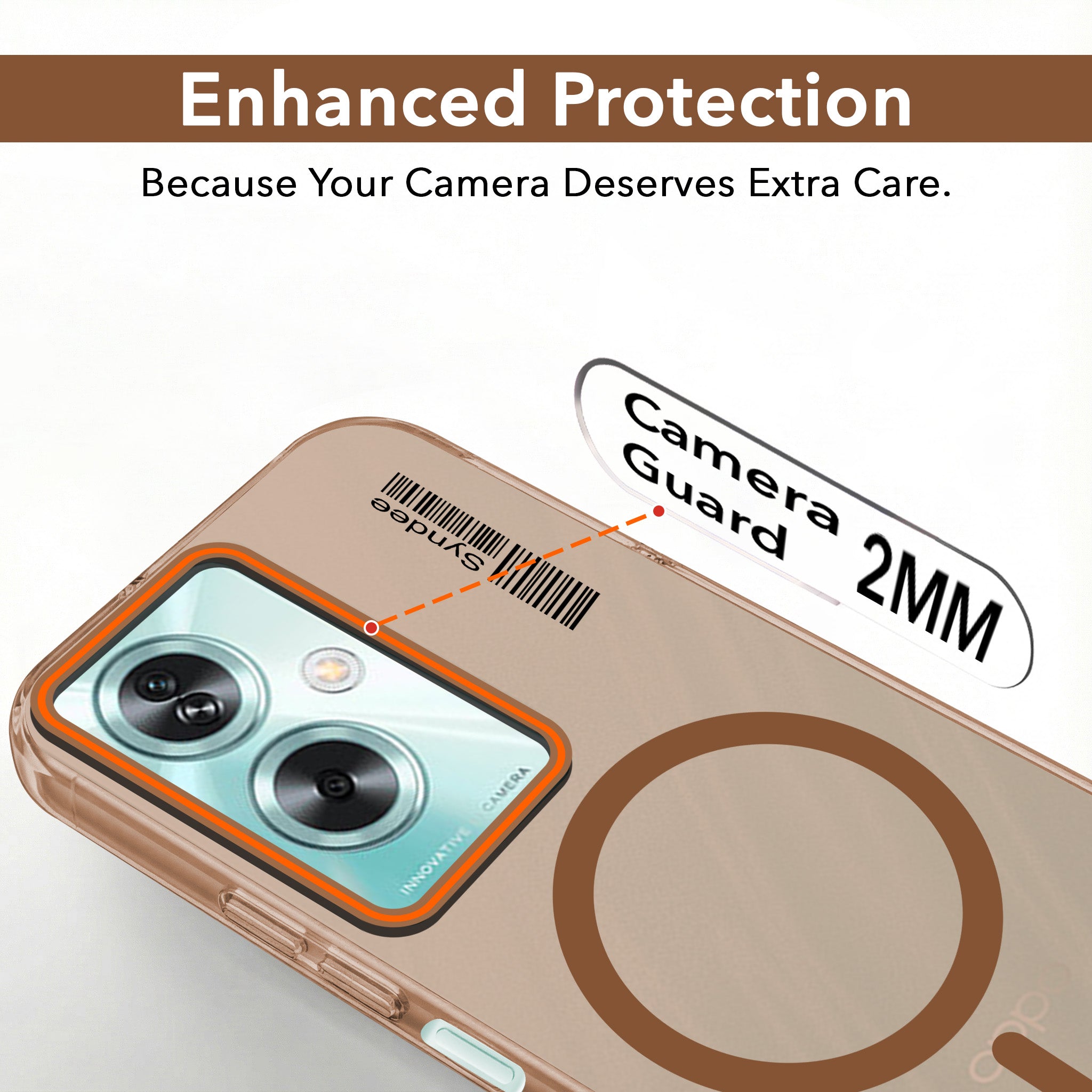 For Oppo A79 5G Back Cover Case (Soft Touch | Camera Bump Protection | MagSafe Compatible | Matte Finish)