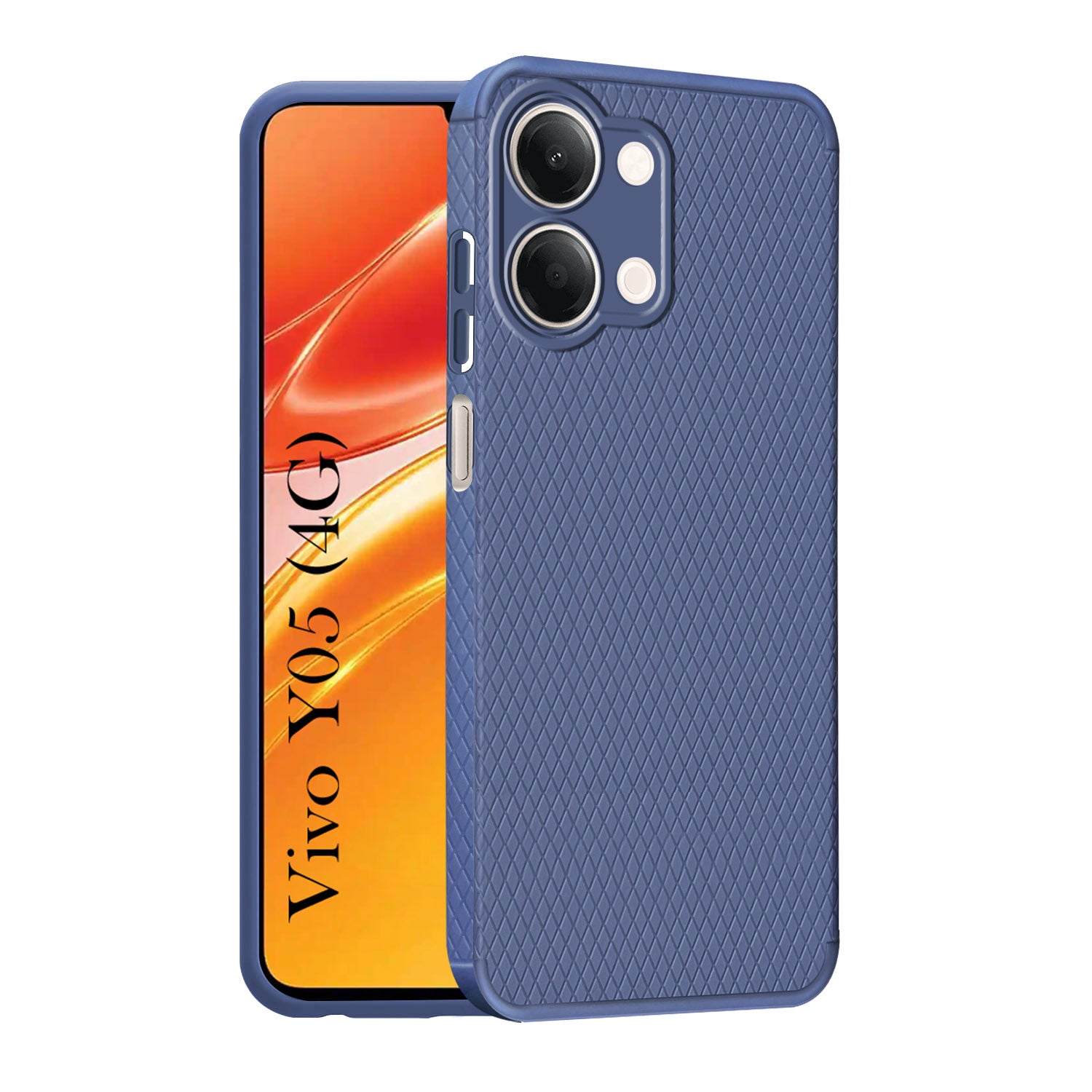 For Vivo Y05 4G Back Cover Case Liquid Silicone (Camera Protection | Side Grip Texture | Soft and Flexible)