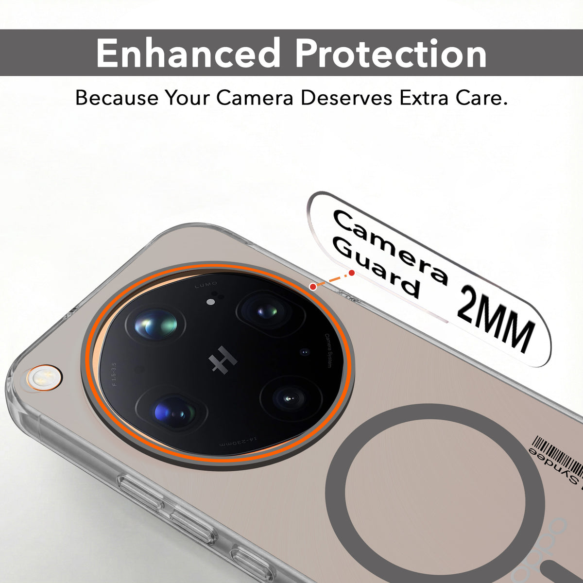 For Oppo Find X9 Ultra Back Cover Case (Soft Touch | Camera Bump Protection | MagSafe Compatible | Matte Finish)