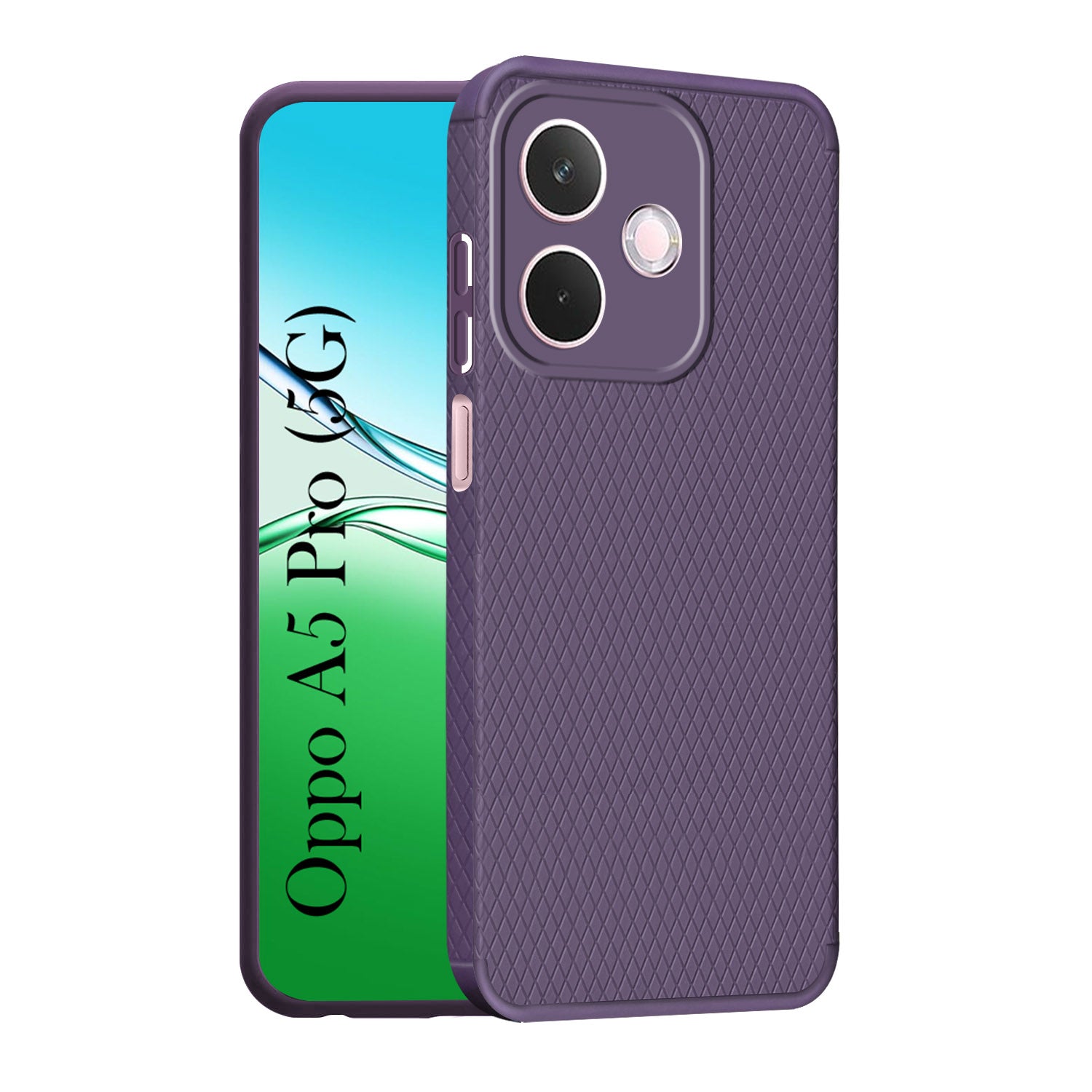 For Oppo A5 Pro Back Cover Case (Liquid Silicone | Side Grip | Camera Protection)
