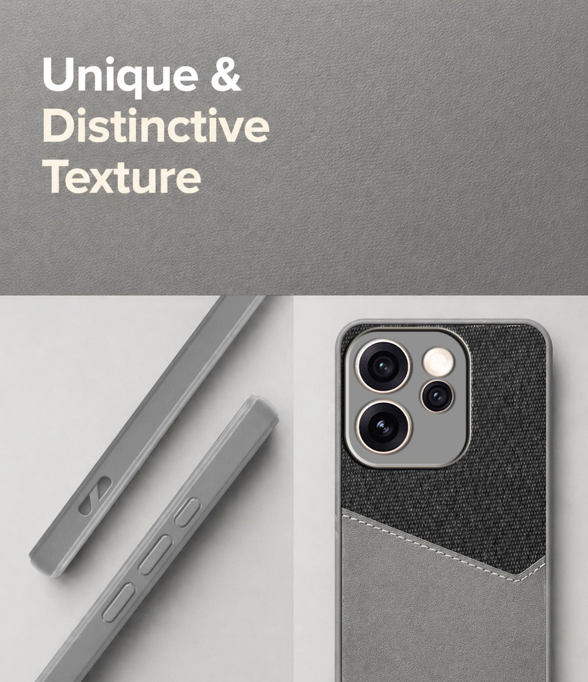 For Oppo Reno15 Pro 5G | Oppo Reno 15 Pro 5G Back Cover Case (Dual PU Leather Stitch | Professional Minimalist | Soft and Flexible)