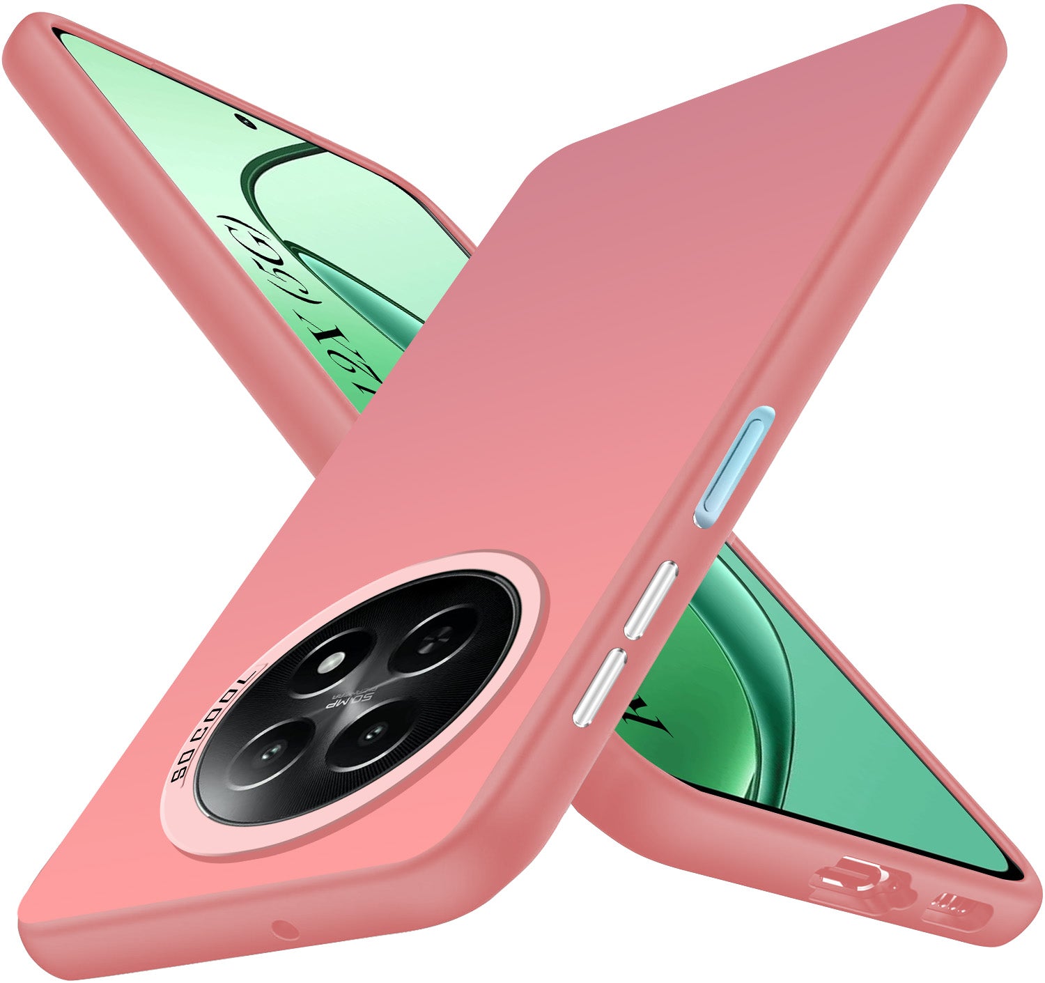 For Realme 12 | Realme 12X Hard Back Cover Case (Velvet Touch | Professional Glossy Finish | Camera Protection Bump)