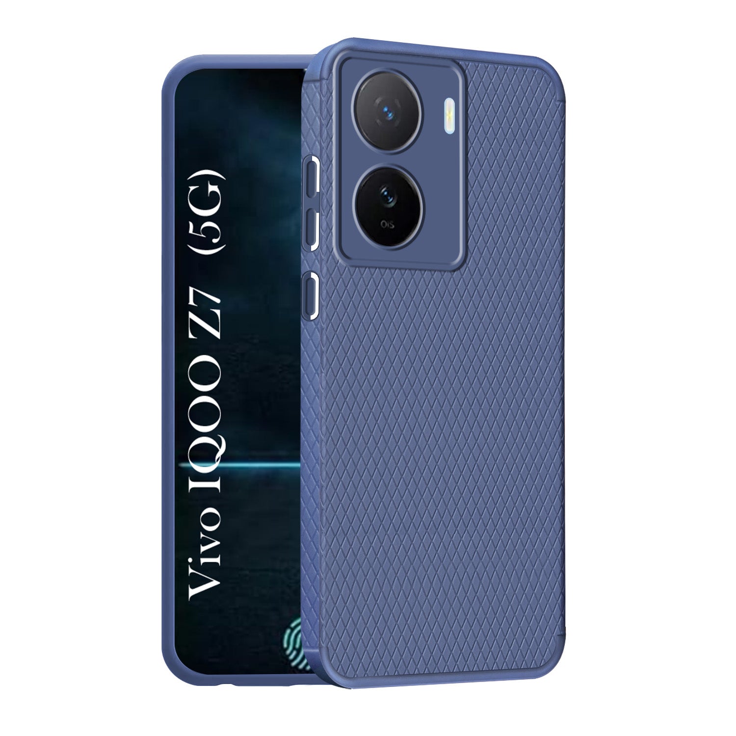For Vivo IQOO Z7 5G Back Cover Case (Liquid Silicone | Side Grip | Camera Protection)