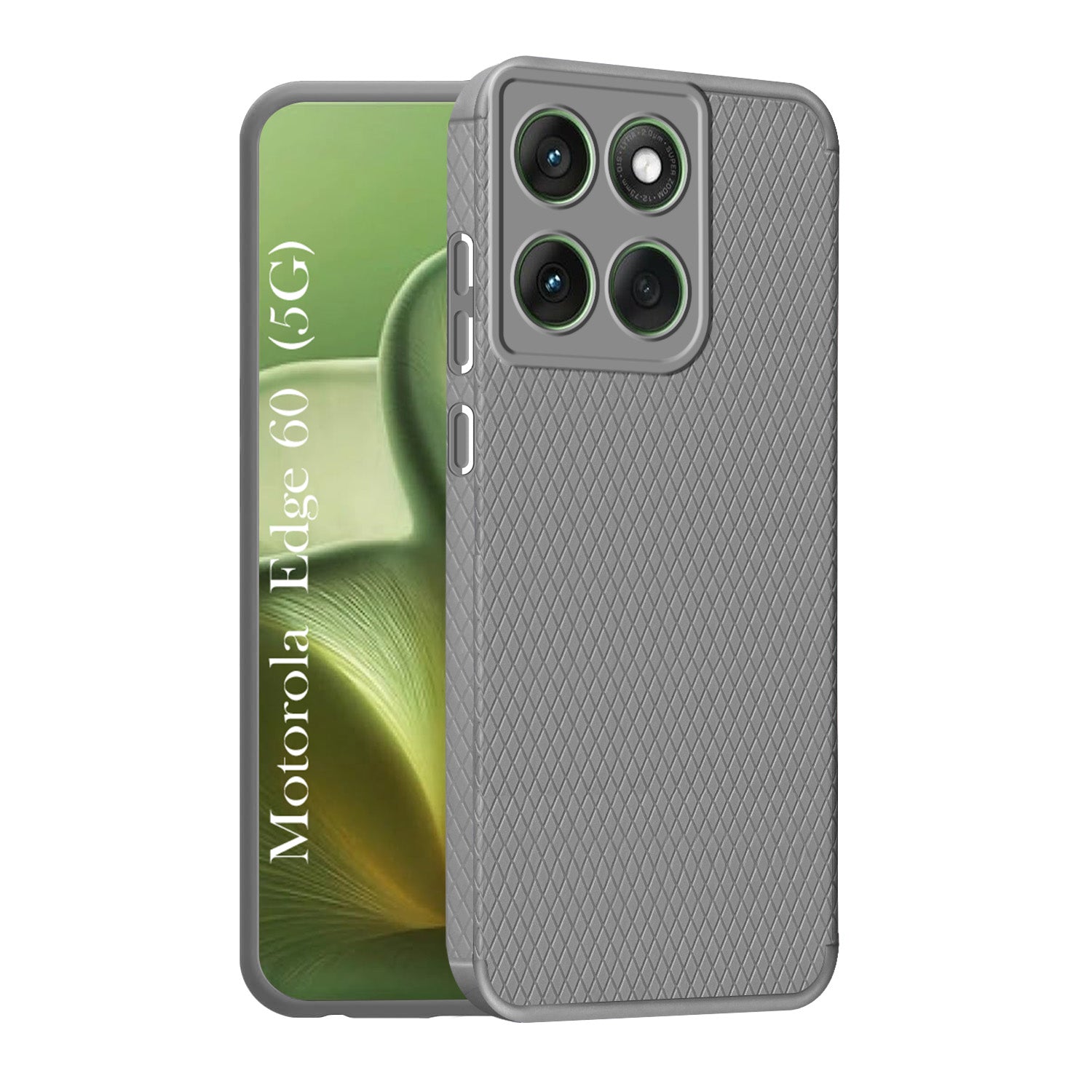 For Motorola Moto Edge 60 Back Cover Case (Liquid Silicone | Side Grip | Camera Protection)