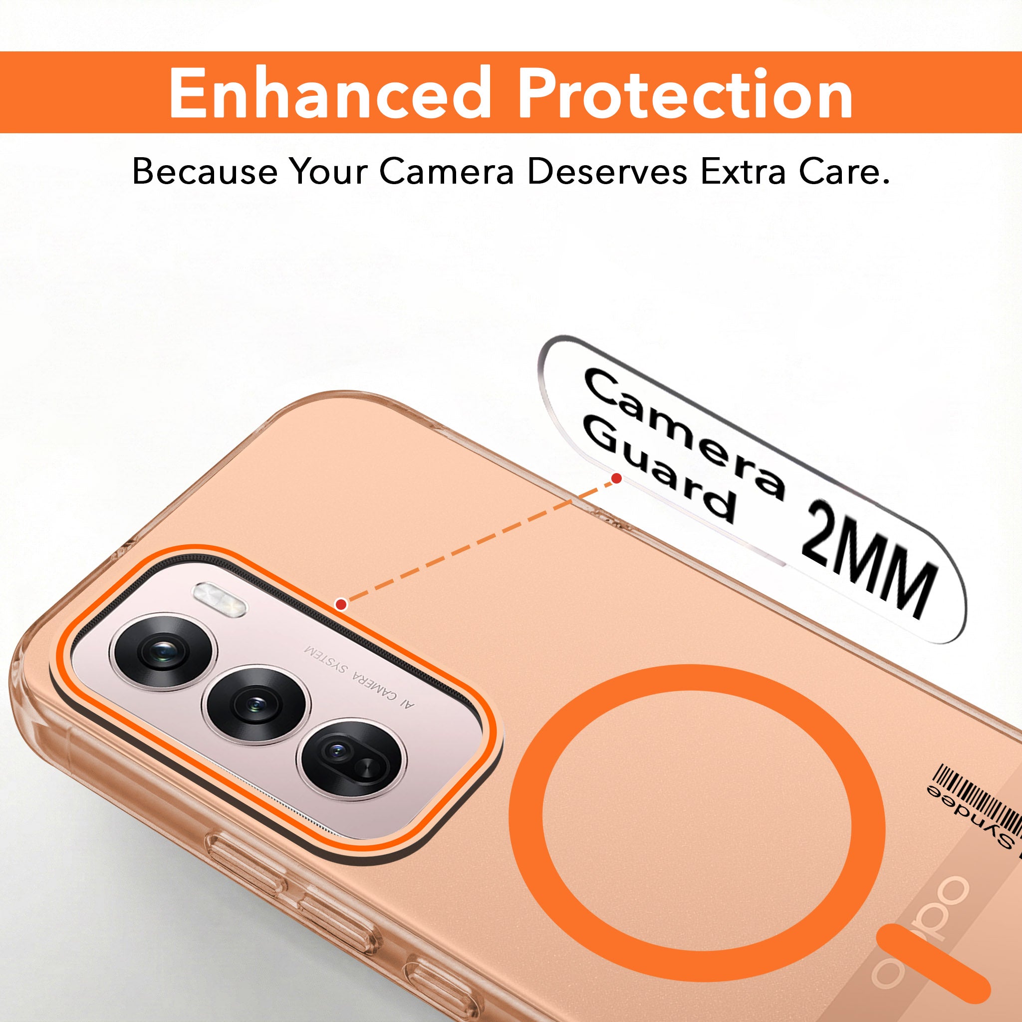 For Oppo Reno12 Pro 5G | Oppo Reno 12 Pro 5G Back Cover Case (Soft Touch | Camera Bump Protection | MagSafe Compatible | Matte Finish)