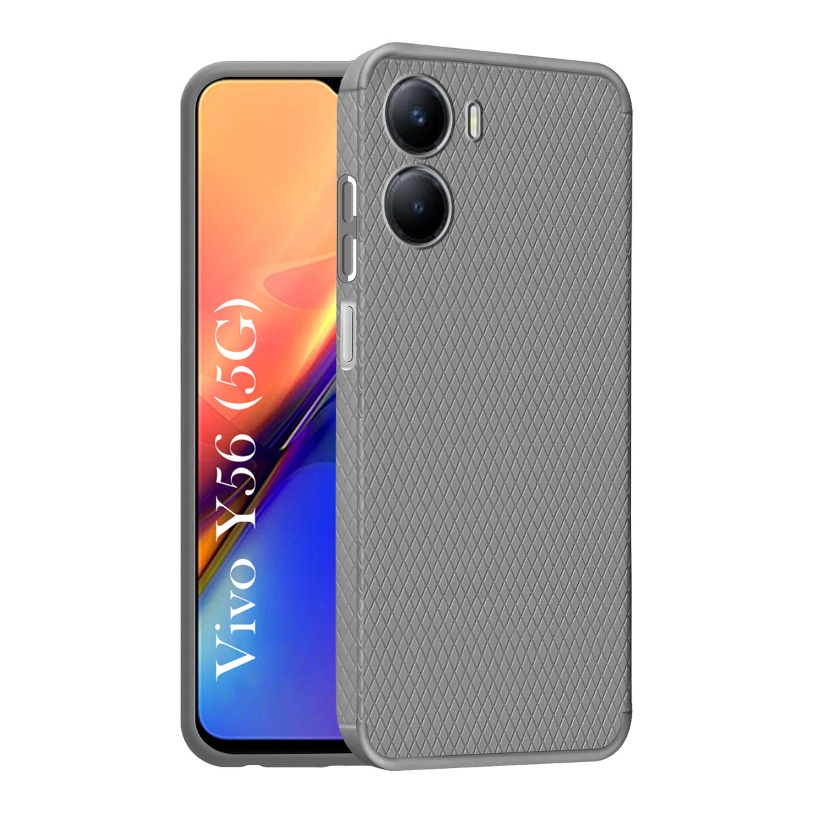 For Vivo Y56 5G Back Cover Case (Liquid Silicone | Side Grip | Camera Protection)For Vivo Y56 5G (Liquid Silicone | Side Grip | Camera Protection)