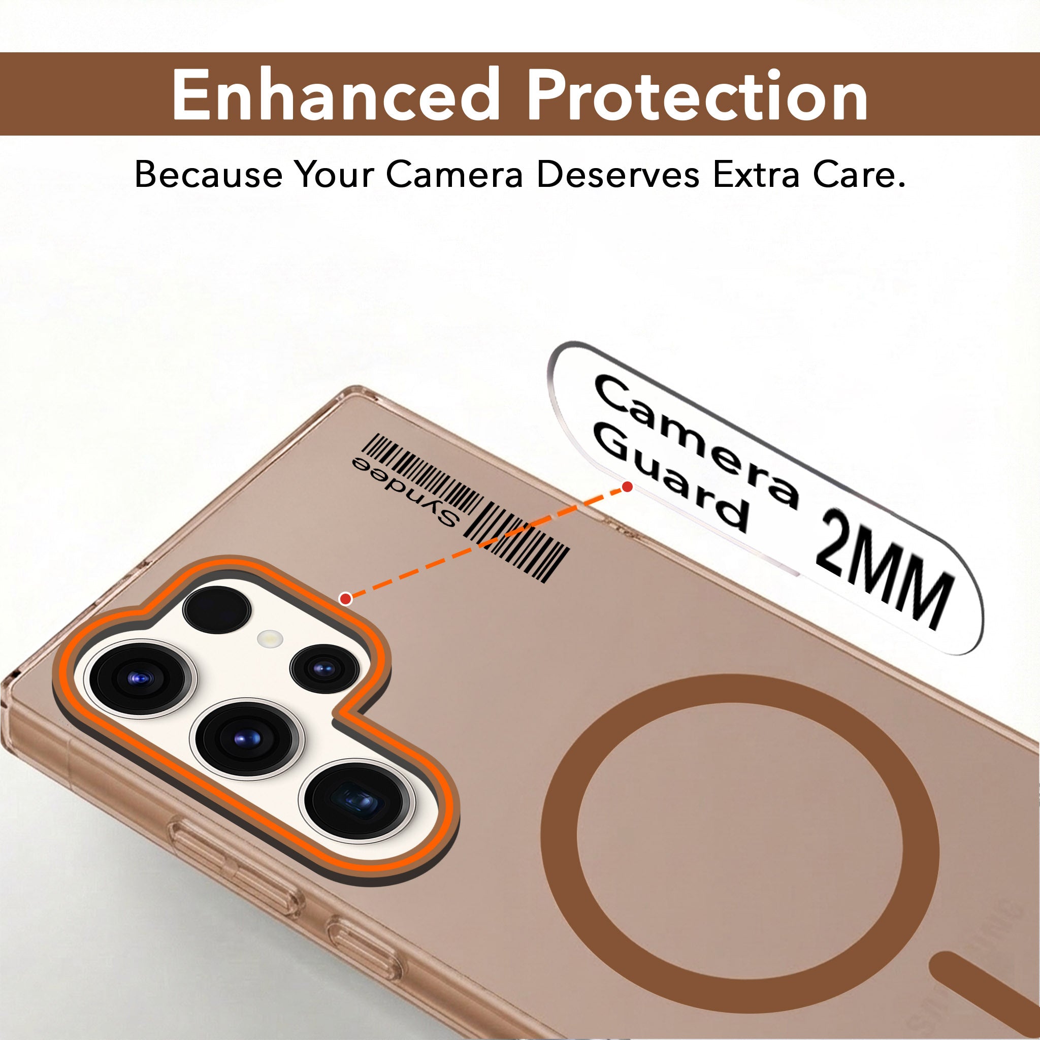 For Samsung Galaxy S23 Ultra 5G Back Cover Case (Soft Touch | Camera Bump Protection | MagSafe Compatible | Matte Finish)