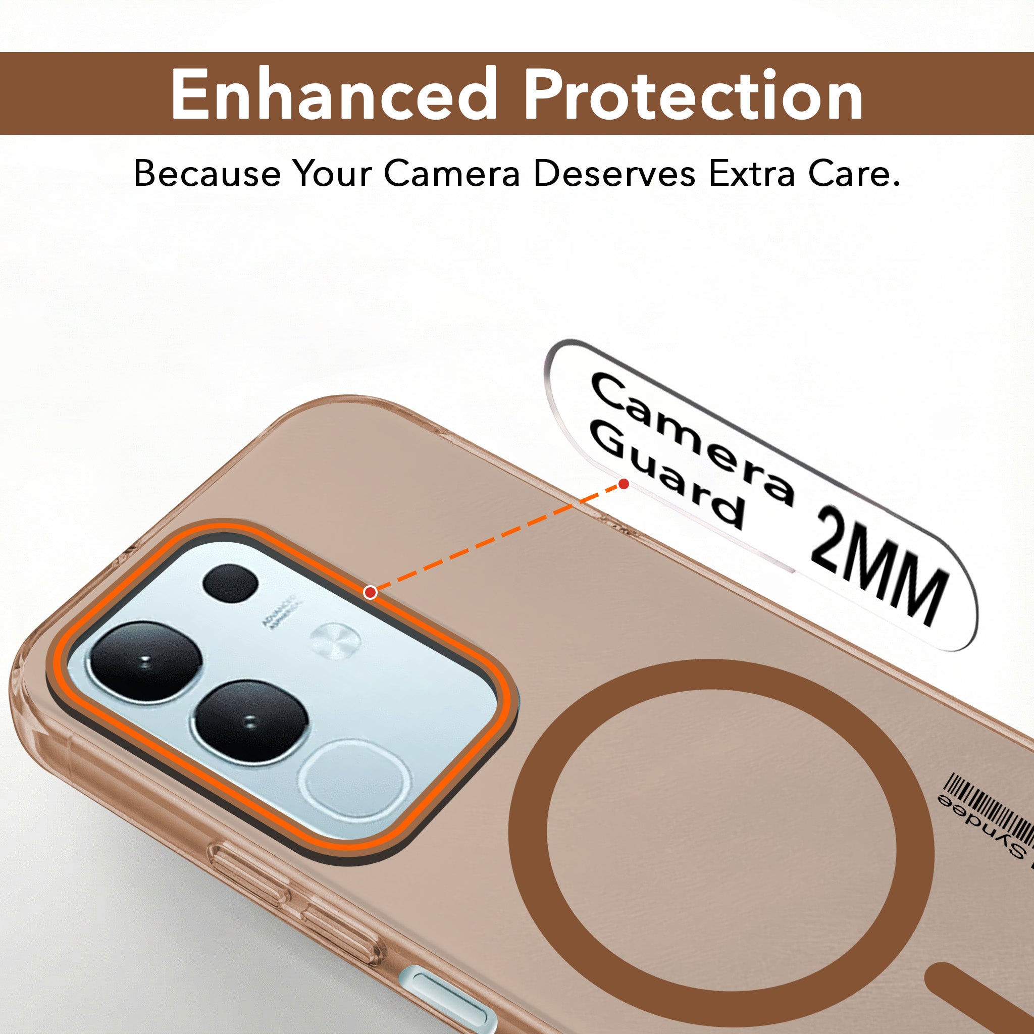 For Vivo T4x | Vivo Y31 Pro Back Cover Case (Soft Touch | Camera Bump Protection | MagSafe Compatible | Matte Finish)