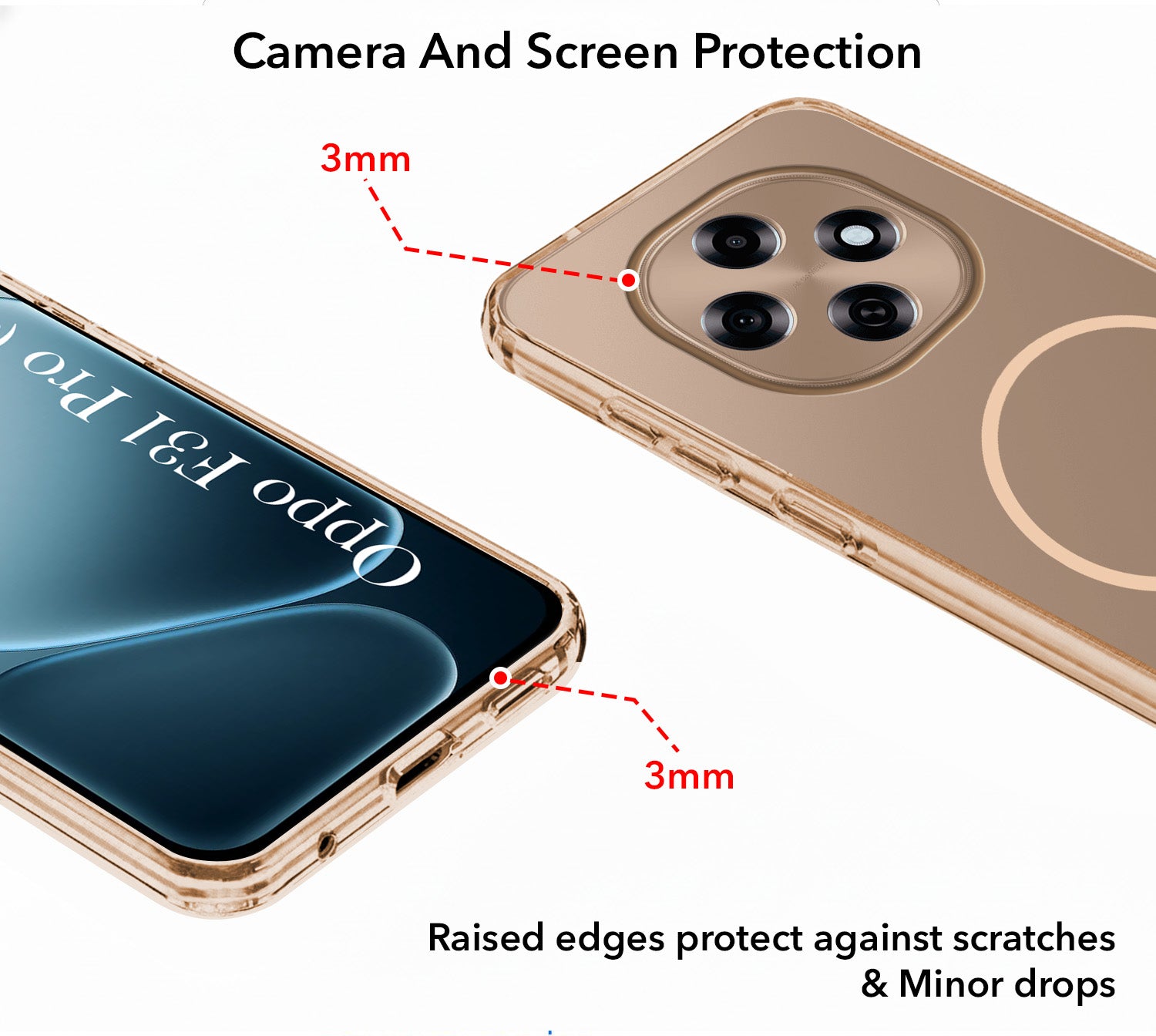For Oppo F31 Pro Back Cover Case Silicone (Slim Paper Thin | Camera Protection Bump | Minimalist Professional | Soft Flexible)