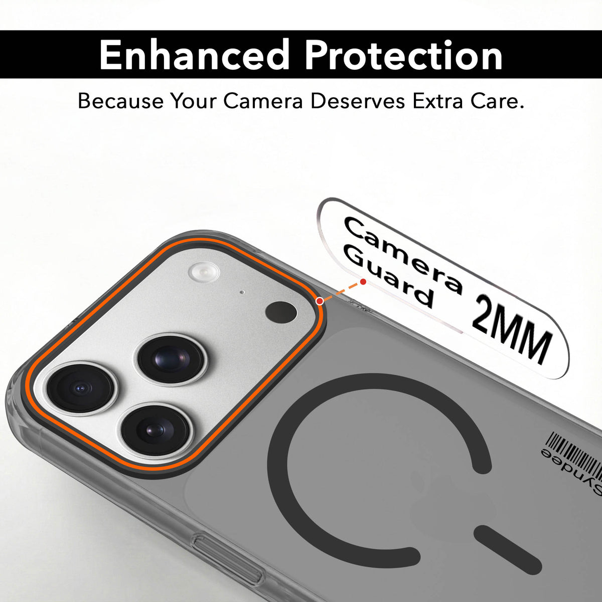 For iPhone 17 Pro | iPhone 18 Pro Back Cover Case (Soft Touch | Camera Bump Protection | MagSafe Compatible | Matte Finish)