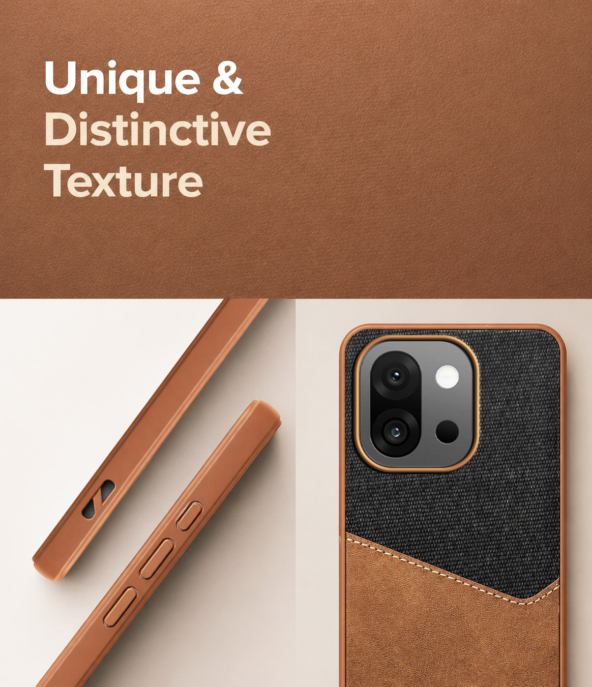 For OnePlus 13s (Dual PU Leather Stitch | Professional Minimalist | Soft and Flexible)