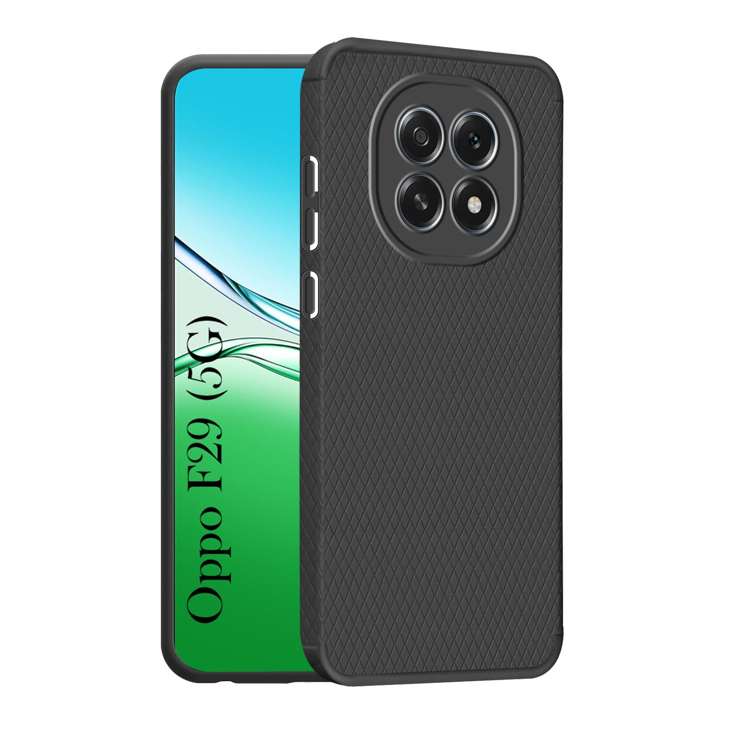 For Oppo F29 Back Cover Case (Liquid Silicone | Side Grip | Camera Protection)