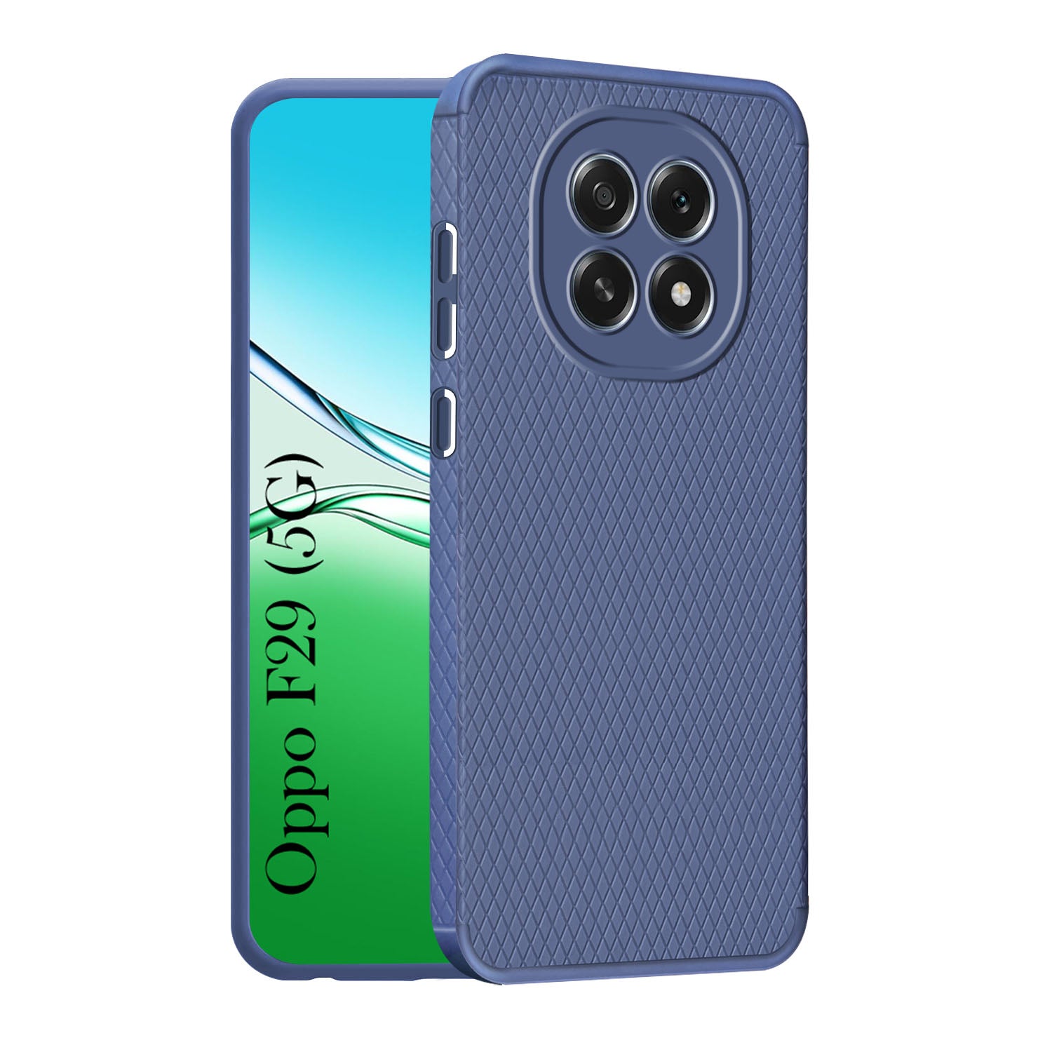 For Oppo F29 Back Cover Case (Liquid Silicone | Side Grip | Camera Protection)