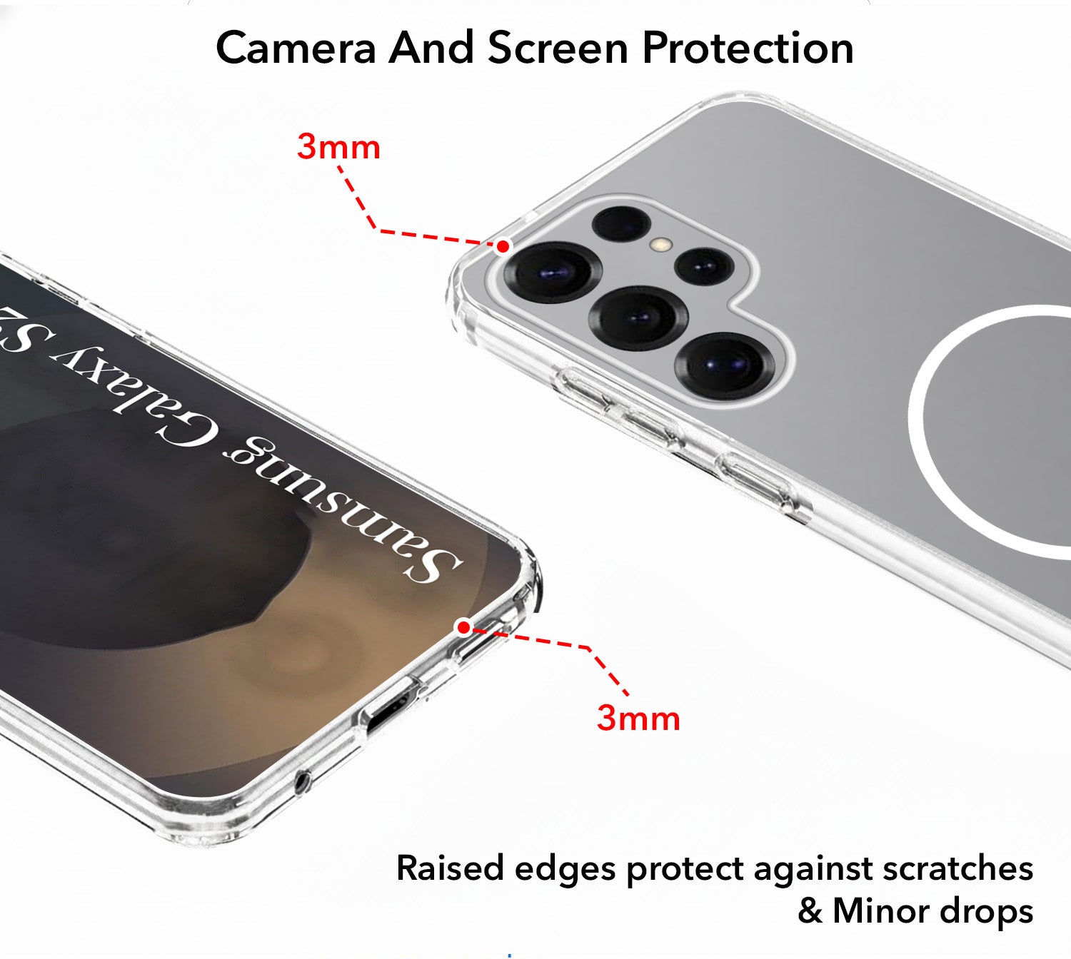 For Samsung Galaxy S25 Ultra Back Cover Case Silicone (Slim Paper Thin | Camera Protection Bump | Minimalist Professional | Soft Flexible)