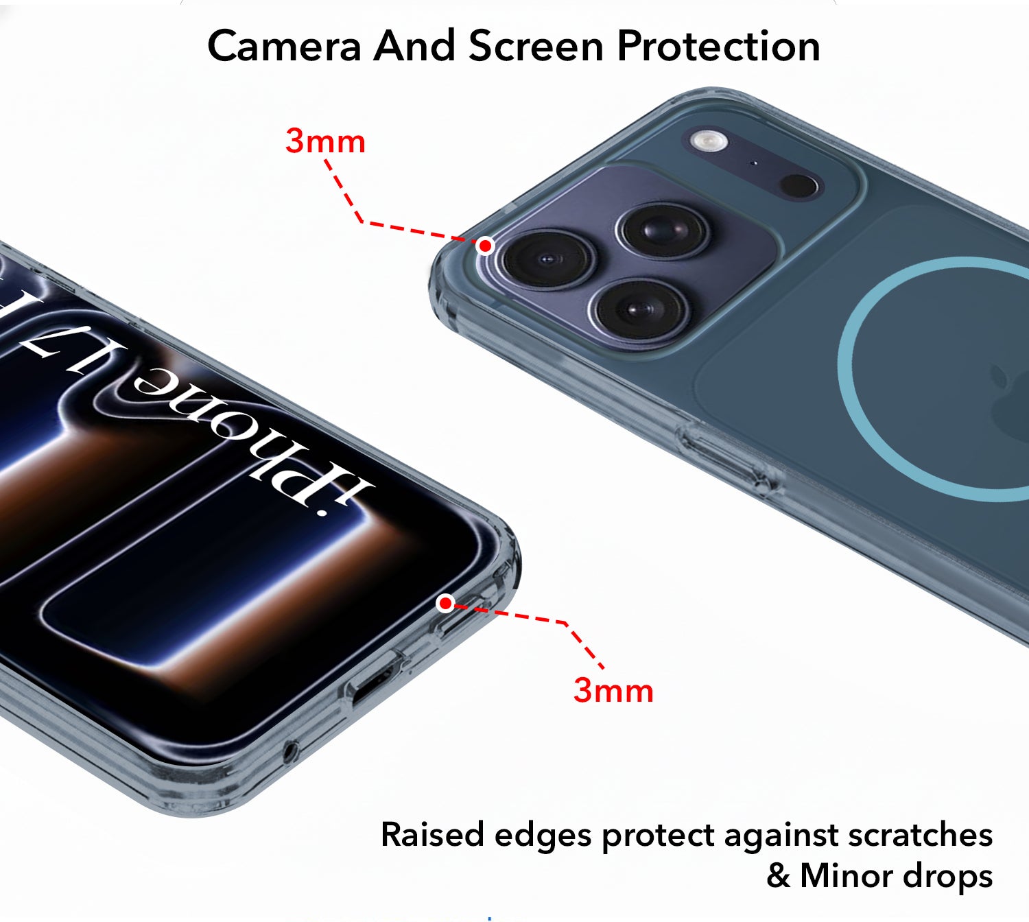 For Apple iPhone 17 Pro Back Cover Case Silicone (Slim Paper Thin | Camera Protection Bump | Minimalist Professional | Soft Flexible)