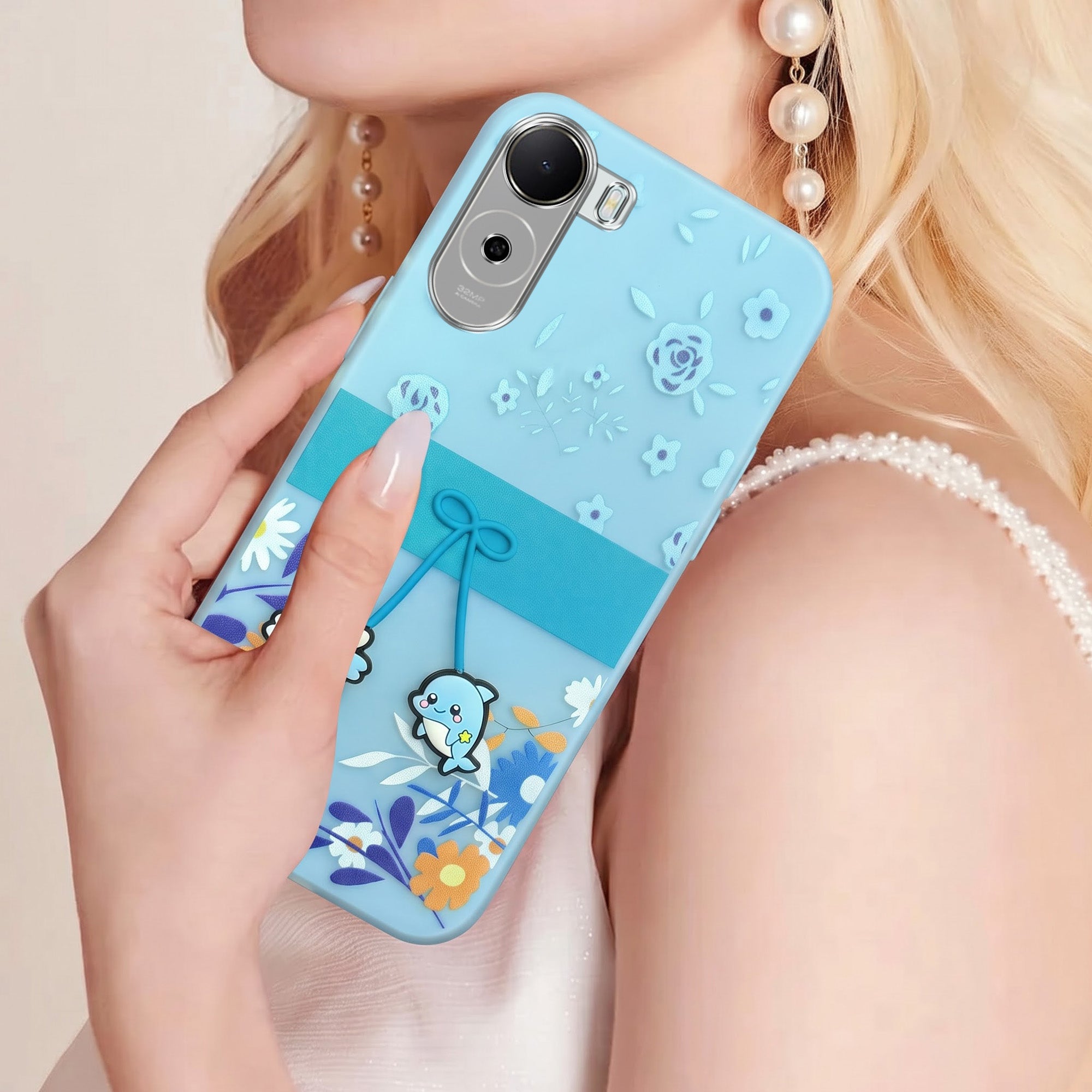 For Redmi A7 Pro 4G|5G Back Cover Case (3D Cute Cartoons | Hard Back Side Soft | Matte Premium Finish | HD Printing)