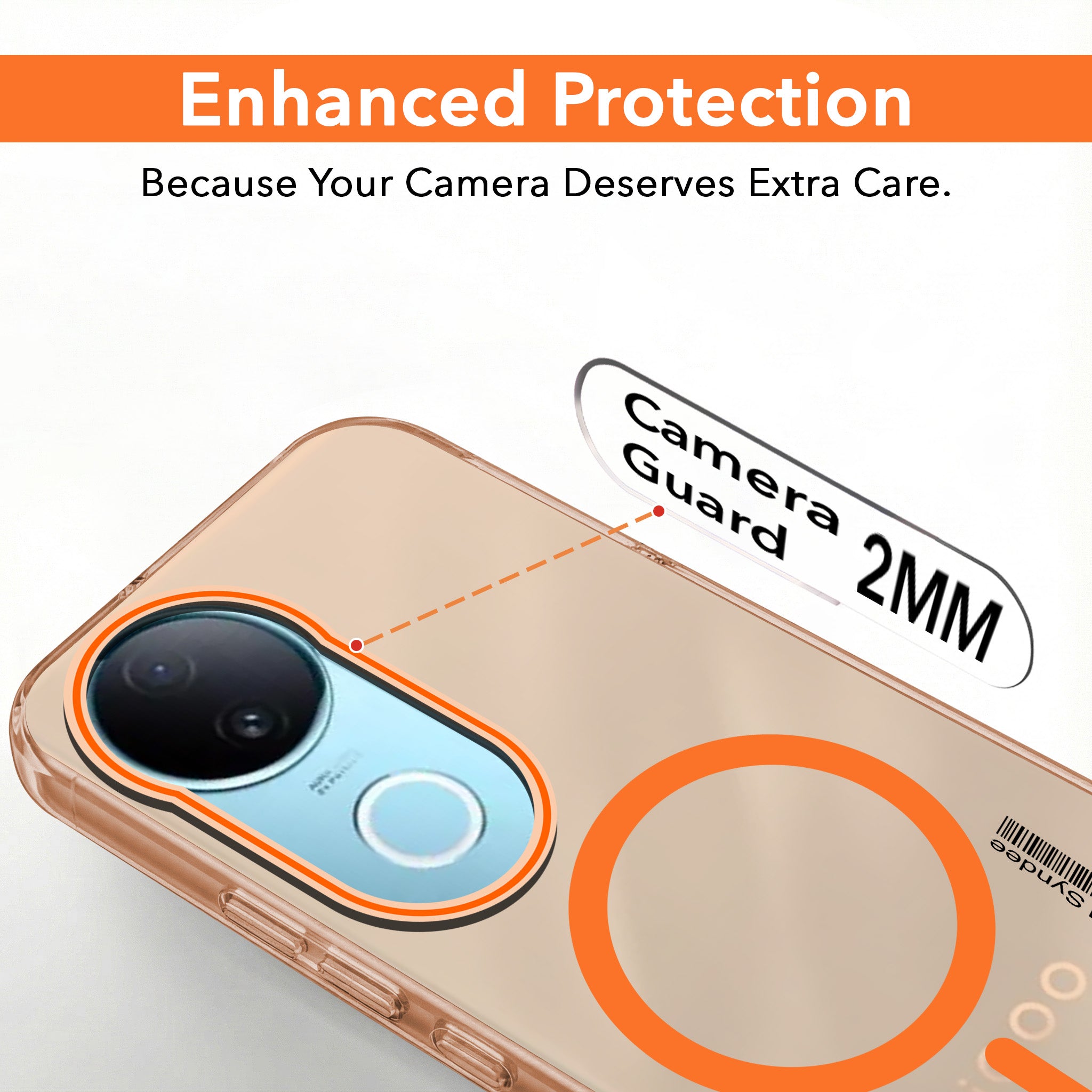 For Vivo iQOO Z10R Back Cover Case (Soft Touch | Camera Bump Protection | MagSafe Compatible | Matte Finish)