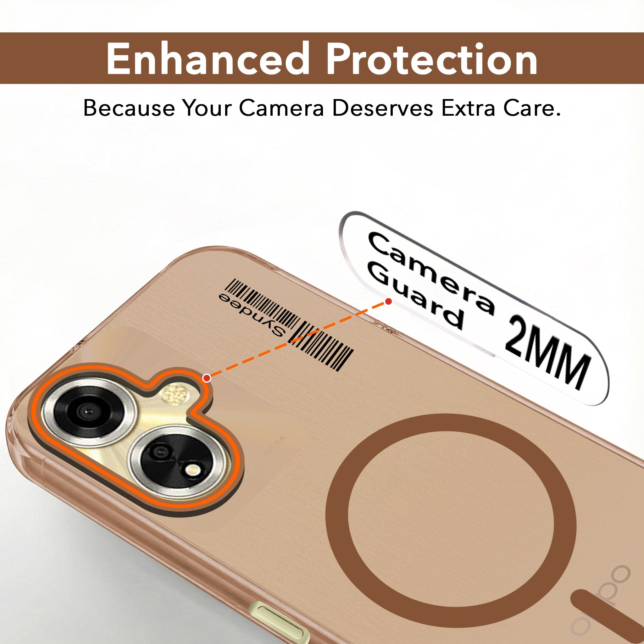For Oppo A59 5G Back Cover Case (Soft Touch | Camera Bump Protection | MagSafe Compatible | Matte Finish)