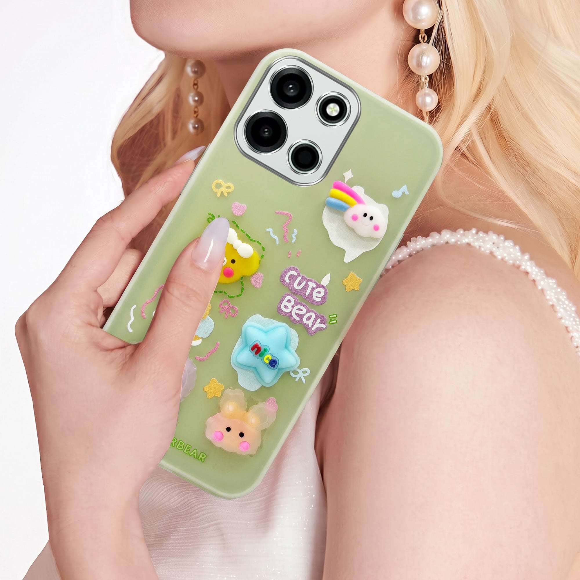 For OnePlus Nord 6 Back Cover Case (3D Cute Cartoons | Hard Back Side Soft | Matte Premium Finish | HD Printing)