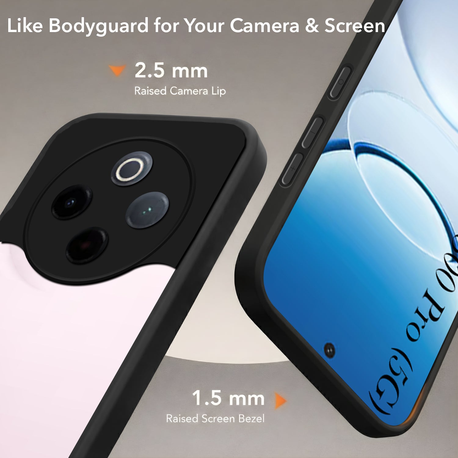 For Vivo Y300 Pro Back Cover Case (Built-in Stand | Lifetime Anti Yellow | Kickstand Shockproof | Camera Protection | MagSafe Compatible)