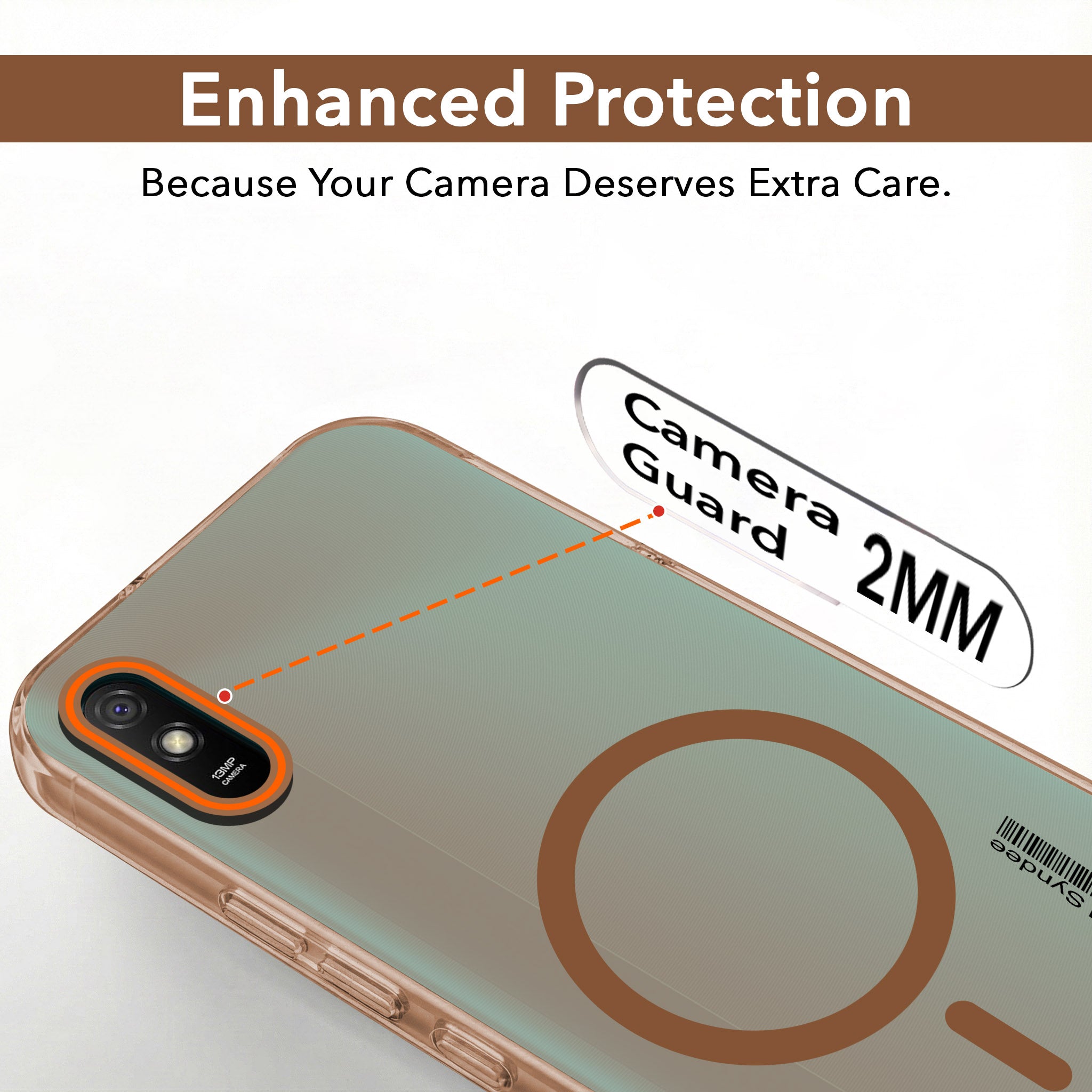 For Xiaomi Mi Redmi 9A | Redmi 9i Back Cover Case (Soft Touch | Camera Bump Protection | MagSafe Compatible | Matte Finish)