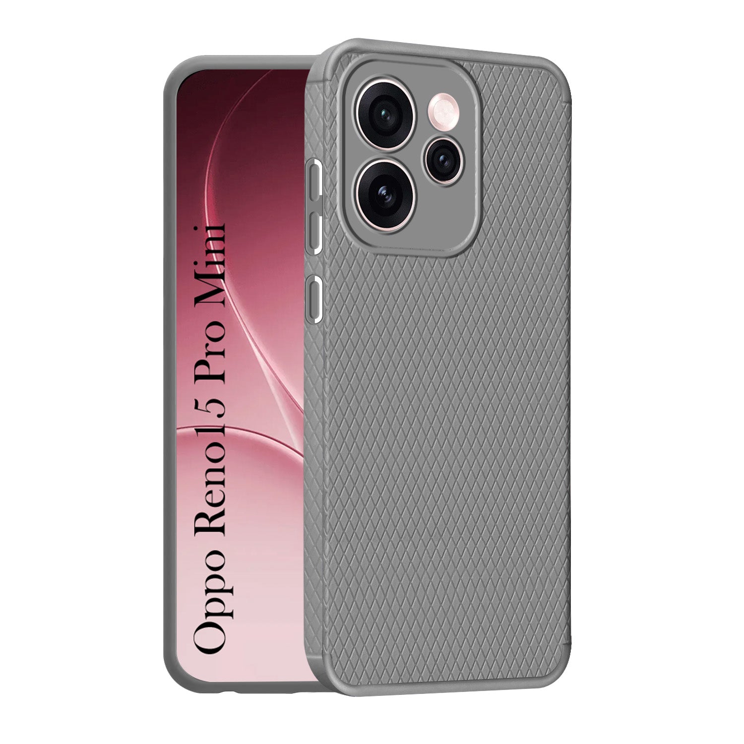 For Oppo Reno15 Pro Mini 5G | Oppo Reno 15 Pro Mini 5G Back Cover Case  Jkobi Liquid Silicone (Camera Protection | Side Grip Texture | Soft and Flexible)