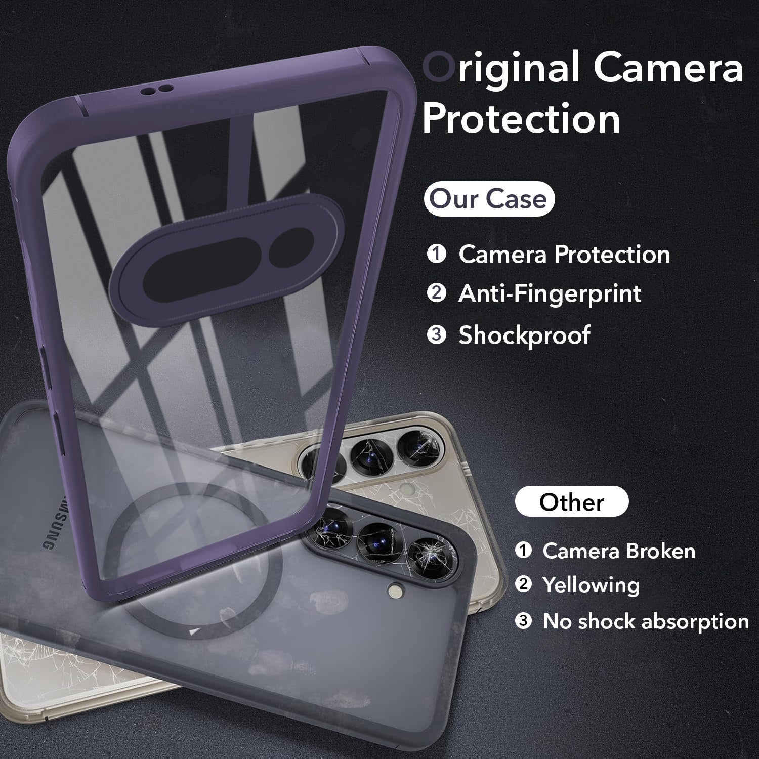 For Nothing Phone 3A Back Cover Case (Lifetime Anti Yellow | Anti Scratch | Crystal Clear Shockproof)