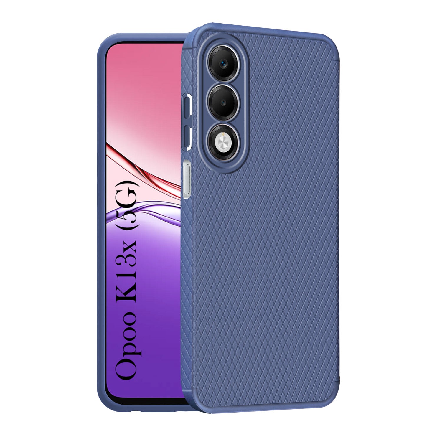 For Oppo K13X Back Cover Case Liquid Silicone (Camera Protection | Side Grip Texture | Soft and Flexible)