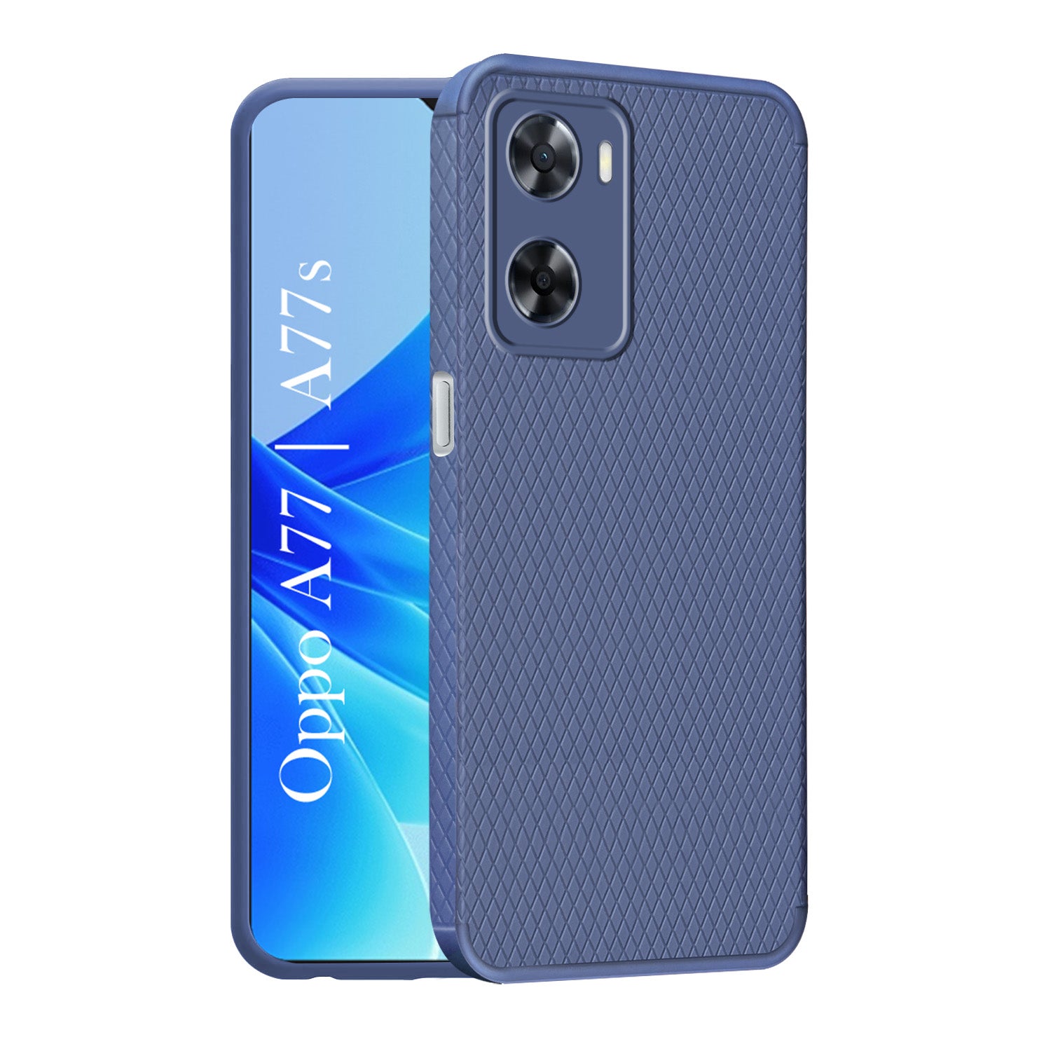For Oppo A77 4G | Oppo A77s Back Cover Case (Liquid Silicone | Side Grip | Camera Protection)