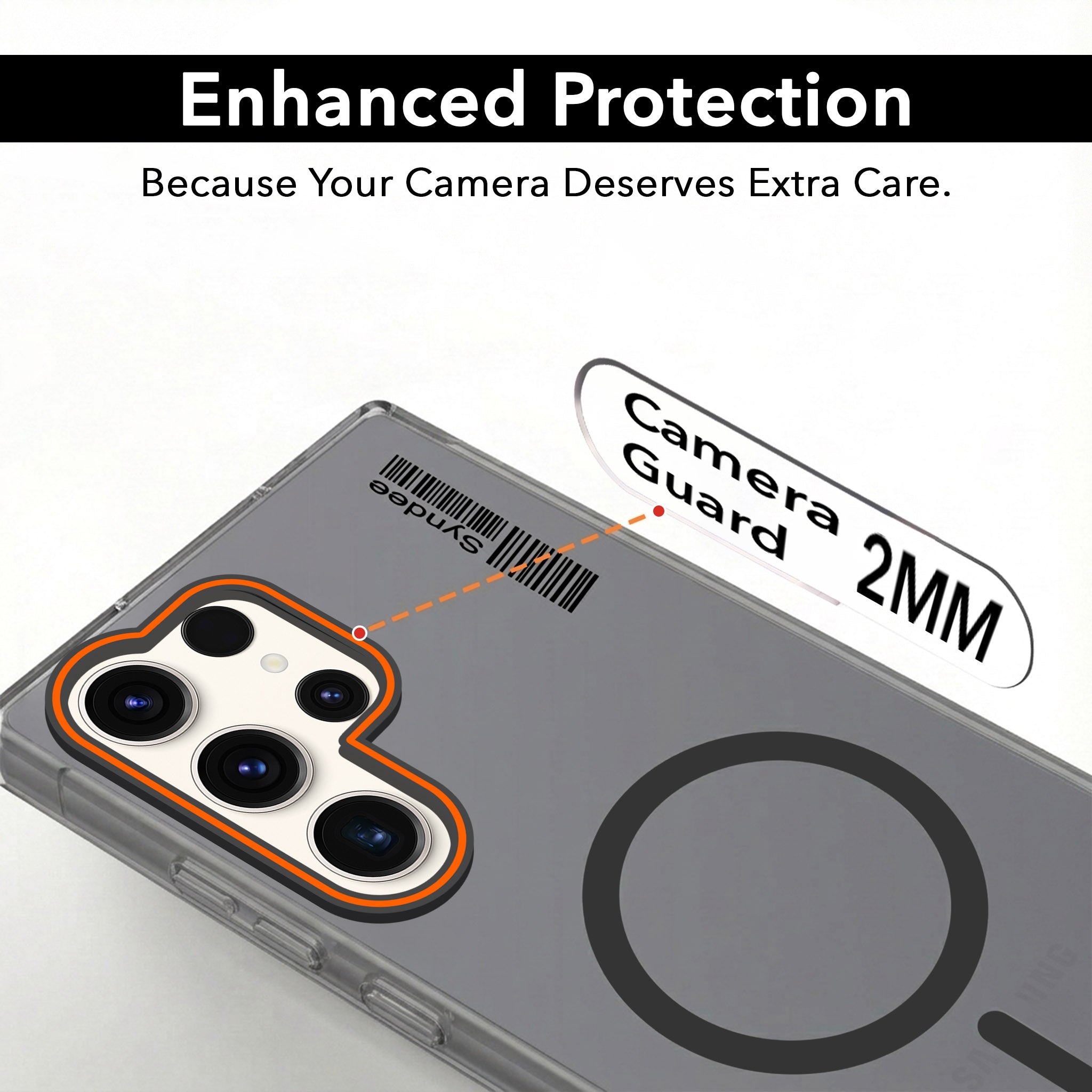For Samsung Galaxy S23 Ultra 5G Back Cover Case (Soft Touch | Camera Bump Protection | MagSafe Compatible | Matte Finish)
