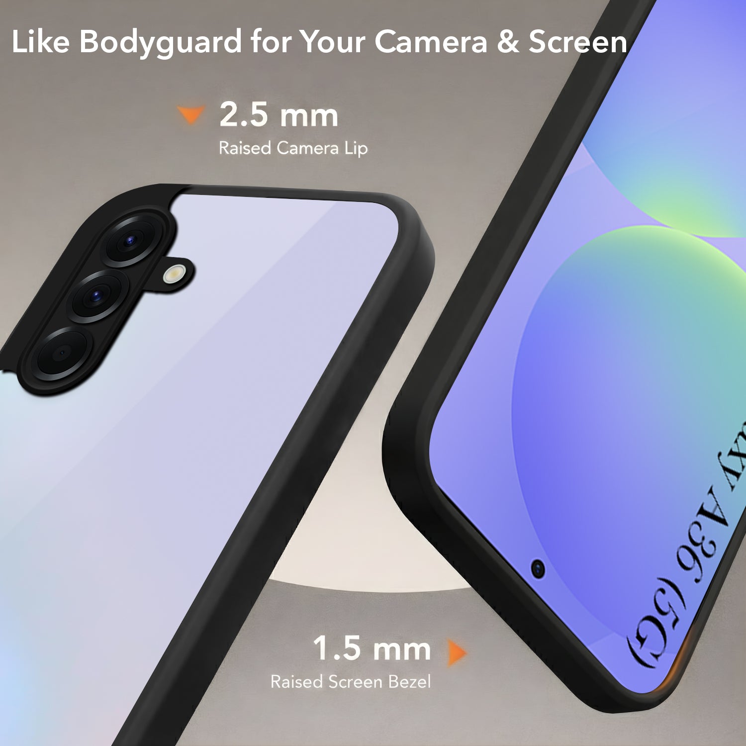 For Samsung Galaxy A36 5G Back Cover Case (Built-in Stand | Lifetime Anti Yellow | Kickstand Shockproof | Camera Protection | MagSafe Compatible)