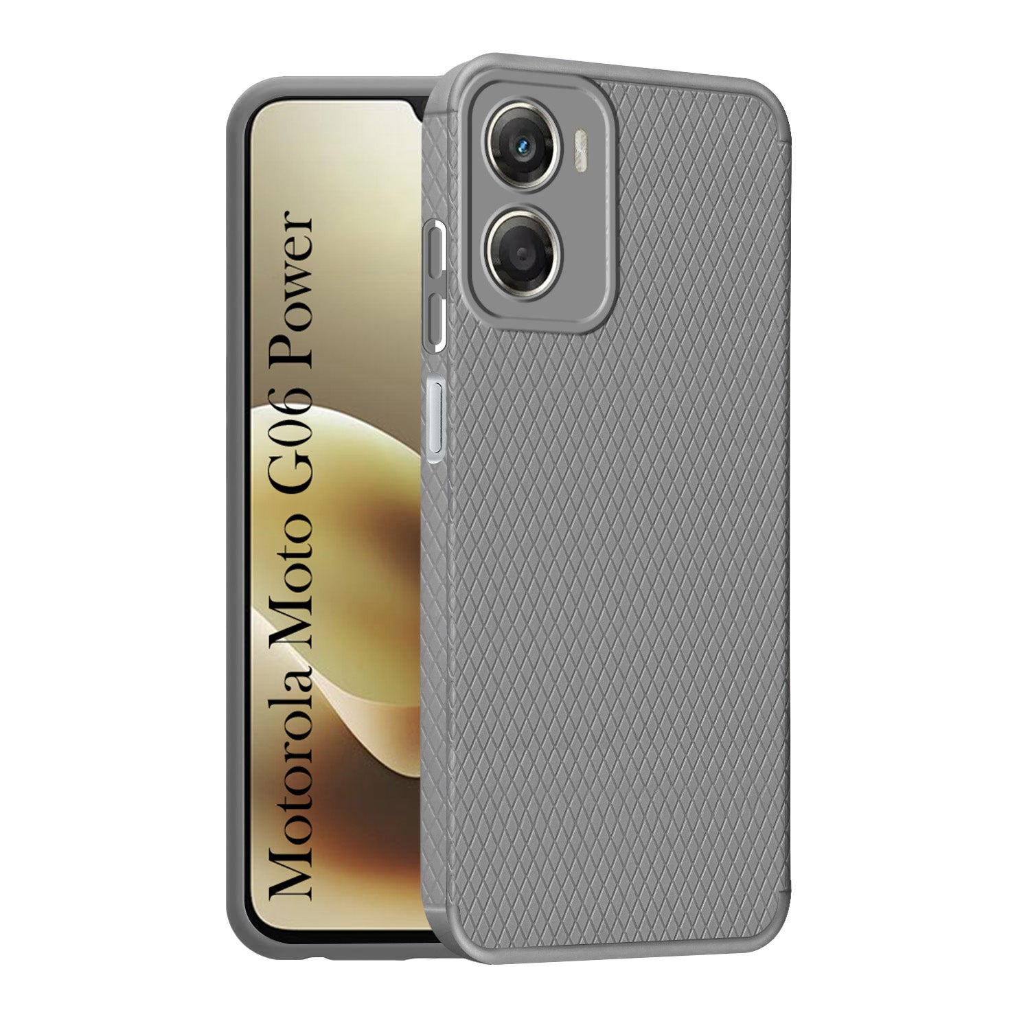 For Motorola Moto G06 Power Back Cover Case Liquid Silicone (Camera Protection | Side Grip Texture | Soft and Flexible)