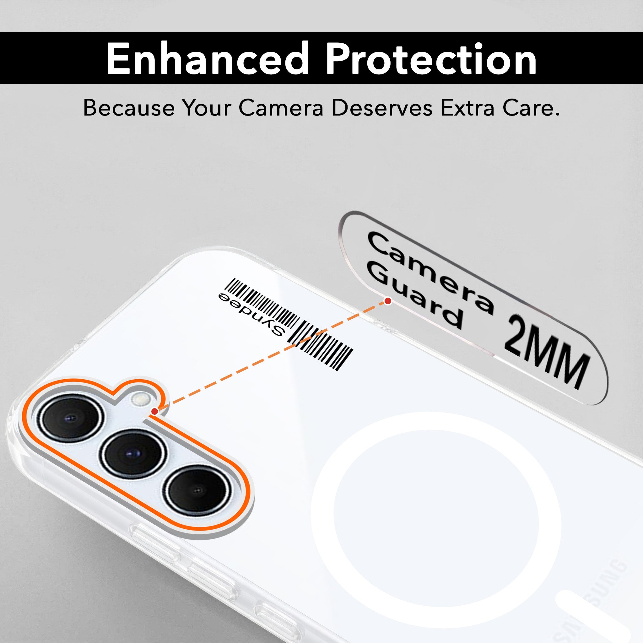 For Samsung Galaxy A55 5G Back Cover Case (Soft Touch | Camera Bump Protection | MagSafe Compatible | Matte Finish)