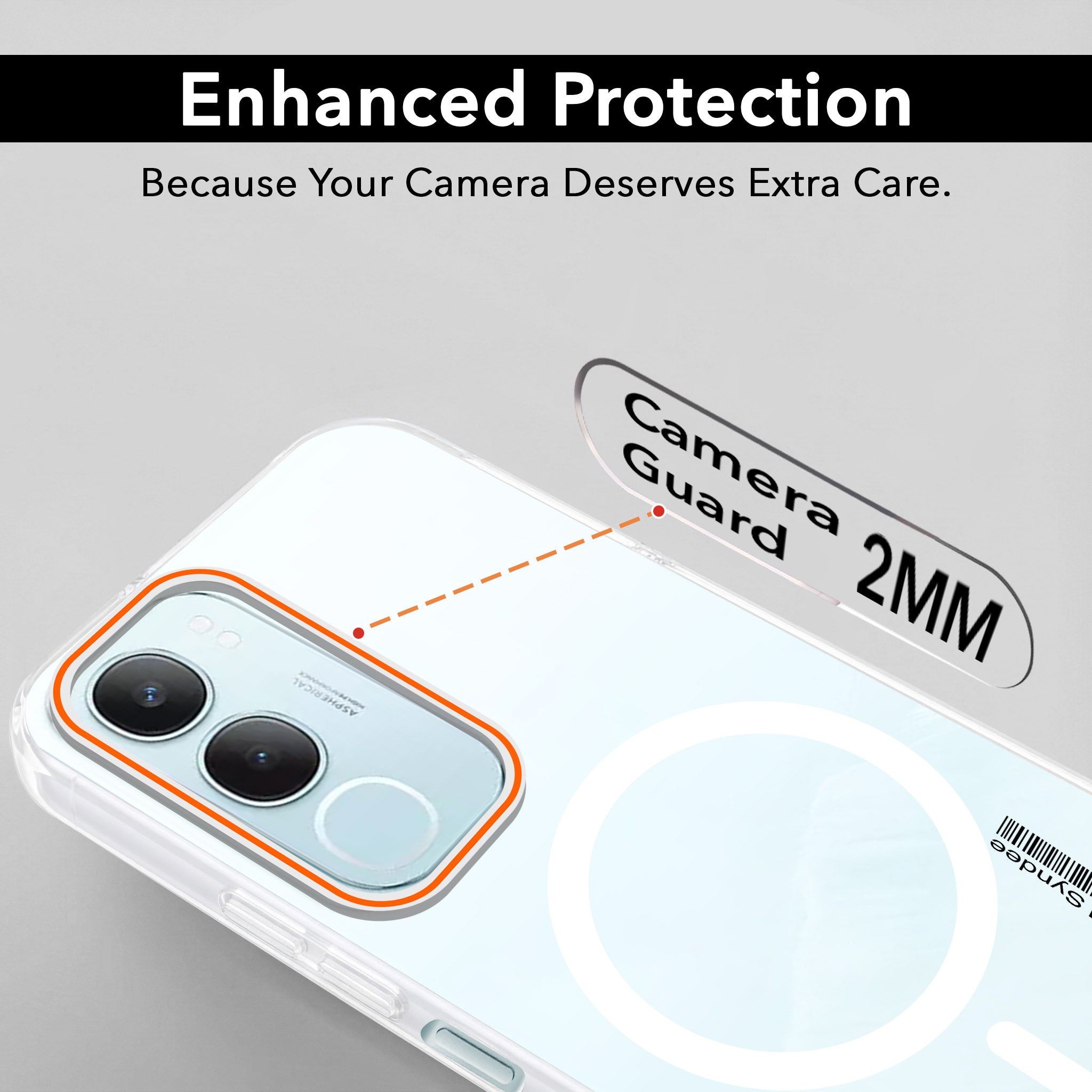 For Vivo Y29 Back Cover Case (Soft Touch | Camera Bump Protection | MagSafe Compatible | Matte Finish)