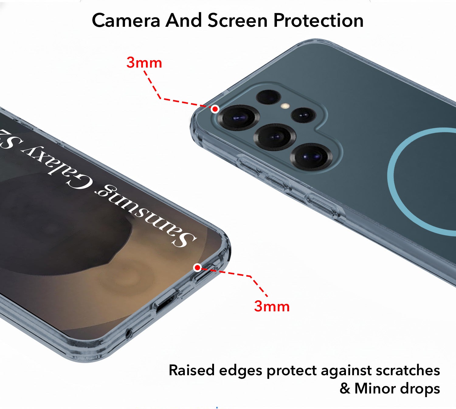 For Samsung Galaxy S25 Ultra Back Cover Case Silicone (Slim Paper Thin | Camera Protection Bump | Minimalist Professional | Soft Flexible)