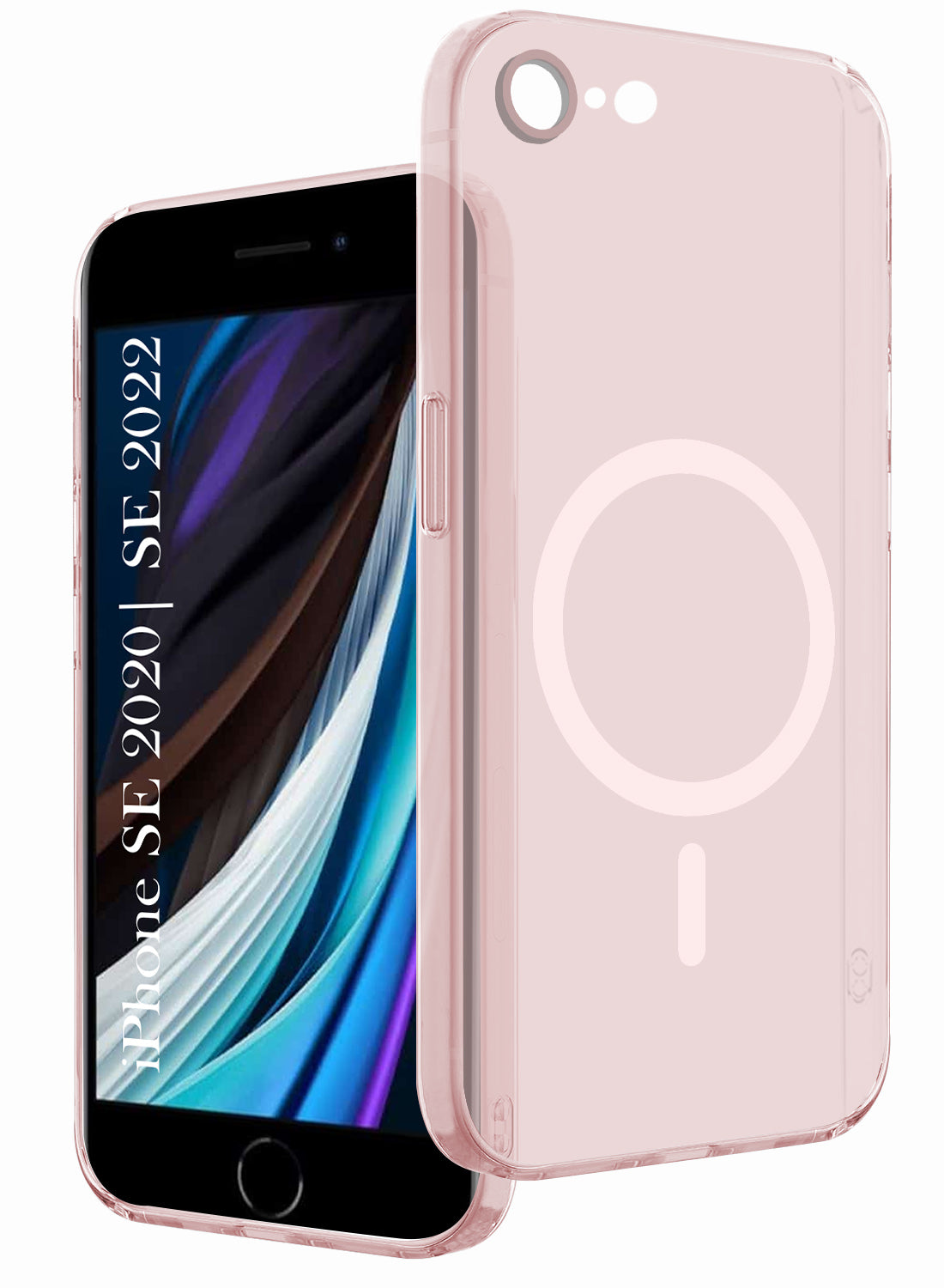 For iPhone SE 2020 | SE 2022 Back Cover Case (Frosted Matte Feel | MagSafe Compatible Wireless Charging | Polycarbonate Material)