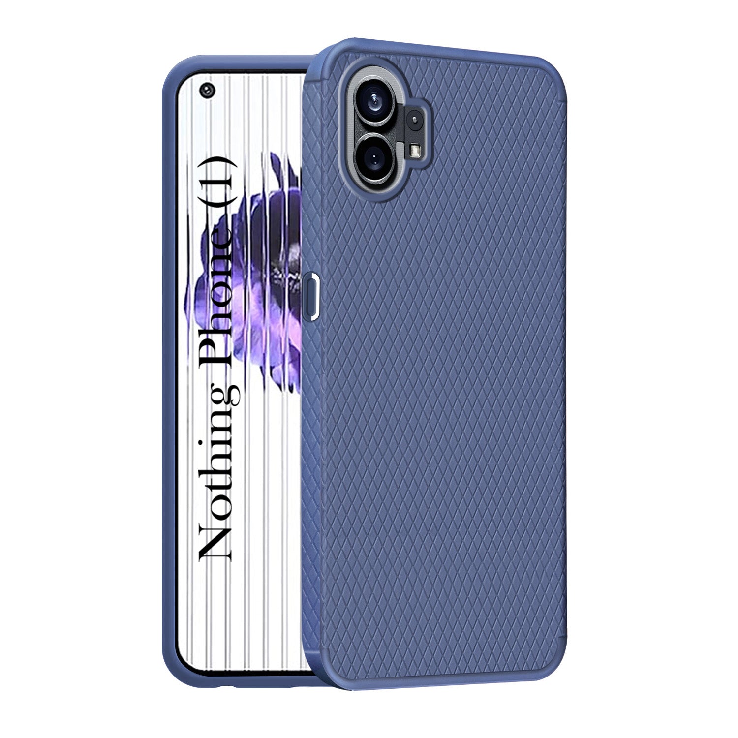 For Nothing Phone 1 Back Cover Case (Liquid Silicone | Side Grip | Camera Protection)